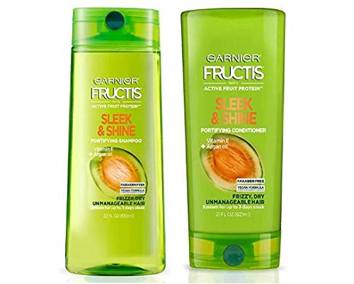 Foto 2 pulgar | Garnier Fructis Sleek And Shine 22 Fl, Oz, - 1 Champú + 1 Acondicionador (tamaño Familiar) - Venta Internacional.