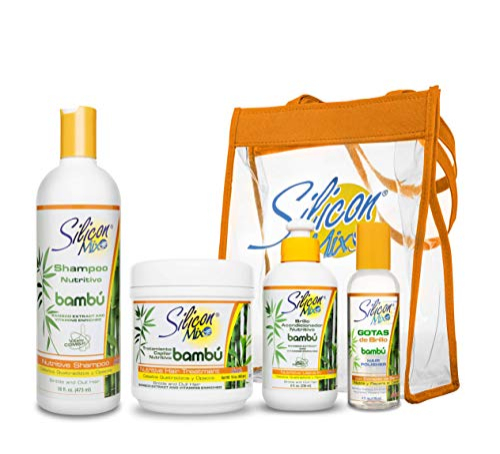 Foto 2 pulgar | Set De Cuidado Del Cabello Avanti Silicon Mix Bambu Shampoo, Tratamiento, L - Venta Internacional.