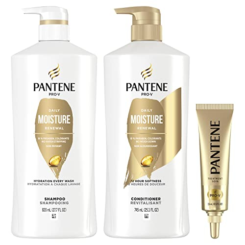 Set Para El Cuidado Del Cabello Pantene Daily Moisture Con Champú Y Acondicionador - Venta Internacional.