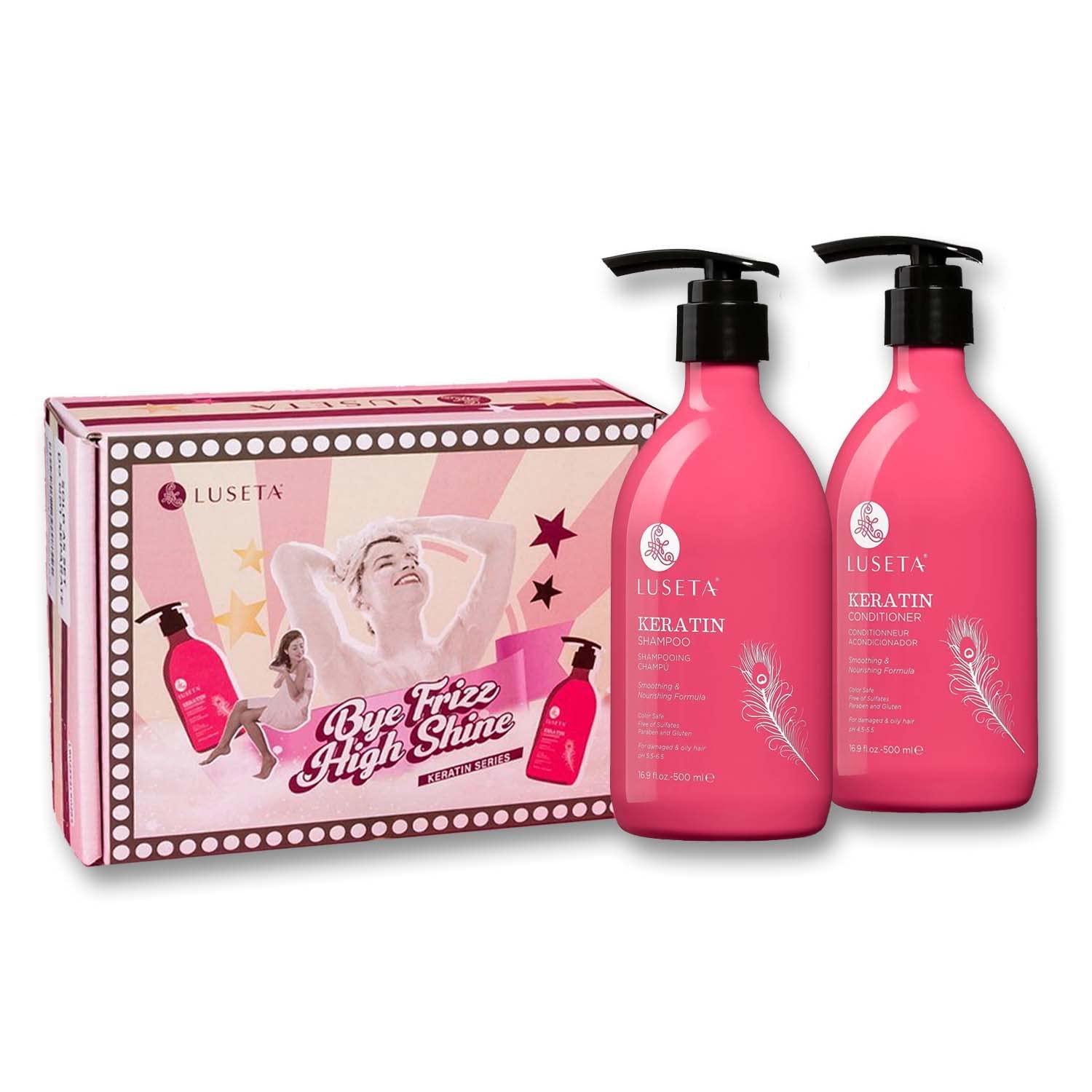 Foto 2 pulgar | Set De Champú Y Acondicionador Luseta Keratin Moisturizing - Venta Internacional.