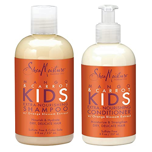 Foto 2 pulgar | Champú Y Acondicionador Sheamoisture Kids Mango & Carrot - Venta Internacional.