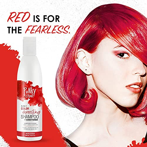 Foto 3 | Champú Color Punky Redilicious 3 en 1 con Manteca de Karité 250 ml - Venta Internacional