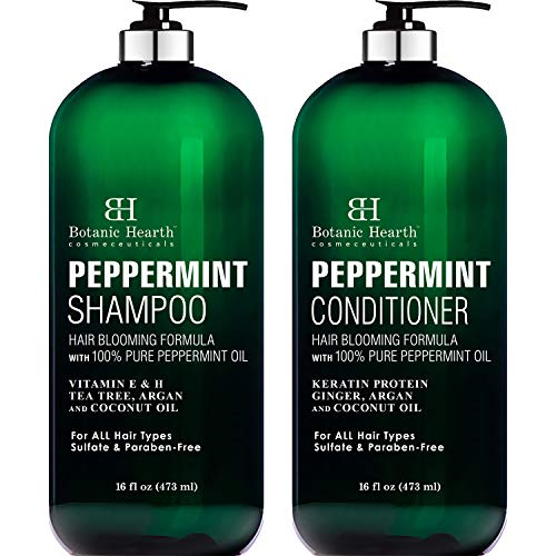 Foto 2 pulgar | Shampoo y Acondicionador Botanic Hearth Peppermint Oil - Venta Internacional