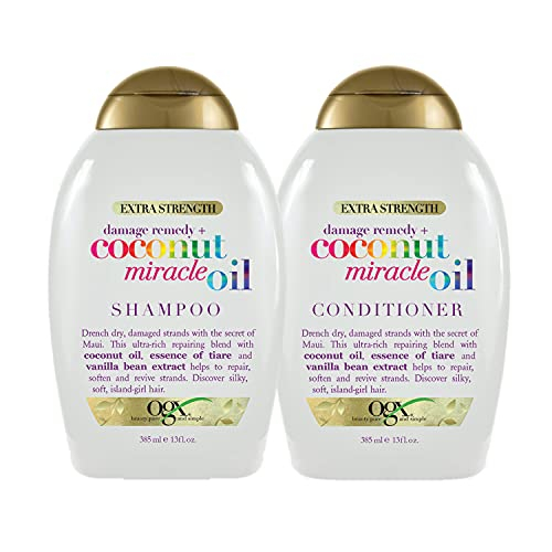 Foto 2 pulgar | Ogx Extra Strength Damage Remedy + Coconut Miracle Oil Shampoo & Conditioner Set, 13 Onzas - Venta Internacional.