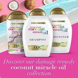 Foto 7 | Ogx Extra Strength Damage Remedy + Coconut Miracle Oil Shampoo & Conditioner Set, 13 Onzas - Venta Internacional.