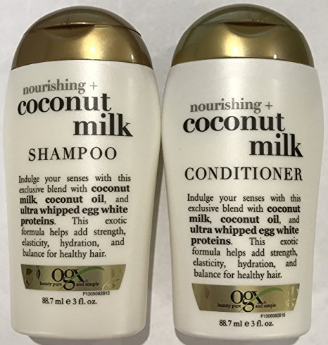 Foto 2 pulgar | Champú Y Acondicionador Ogx Coconut Milk Travel, Tamaño 90 Ml - Venta Internacional.