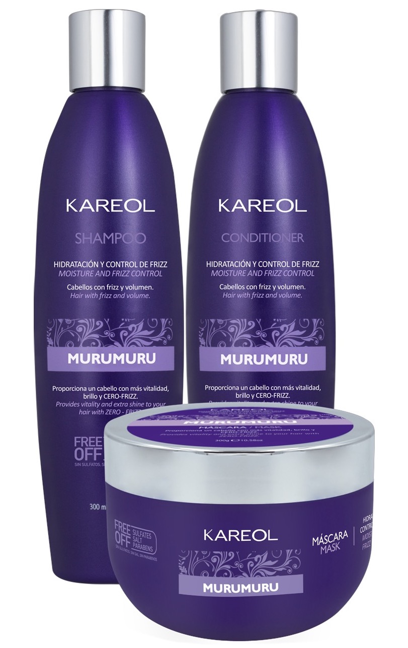 Foto 2 pulgar | Kit Cuidado De Cabello Kareol Murumuru Anti Frizz Sh, Ac Y Tratamiento 3 Piezas