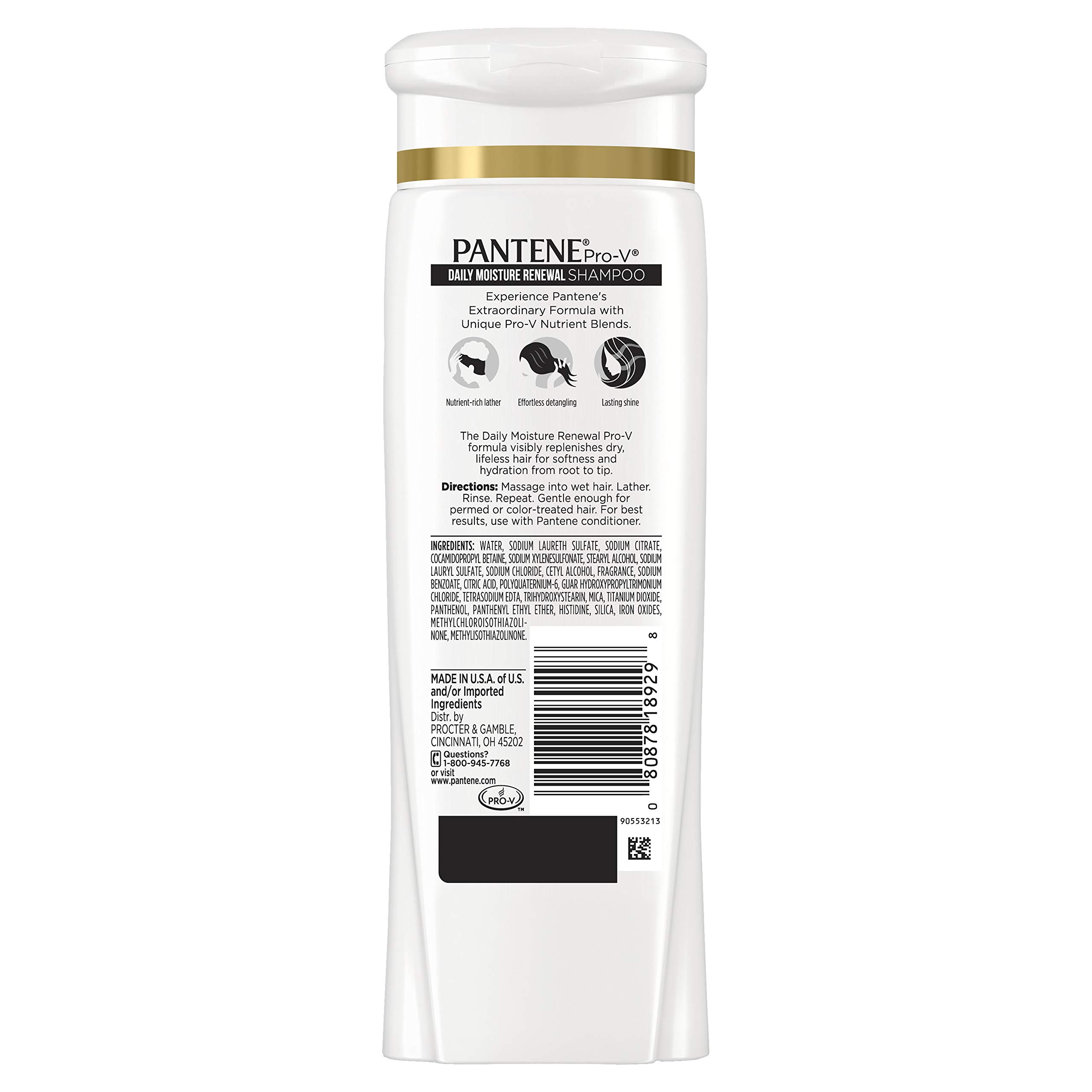 Foto 4 pulgar | Champú Duo Set Pantene Daily Moisture Renewal 375 ml y Acondicionador 350 ml - Venta Internacional