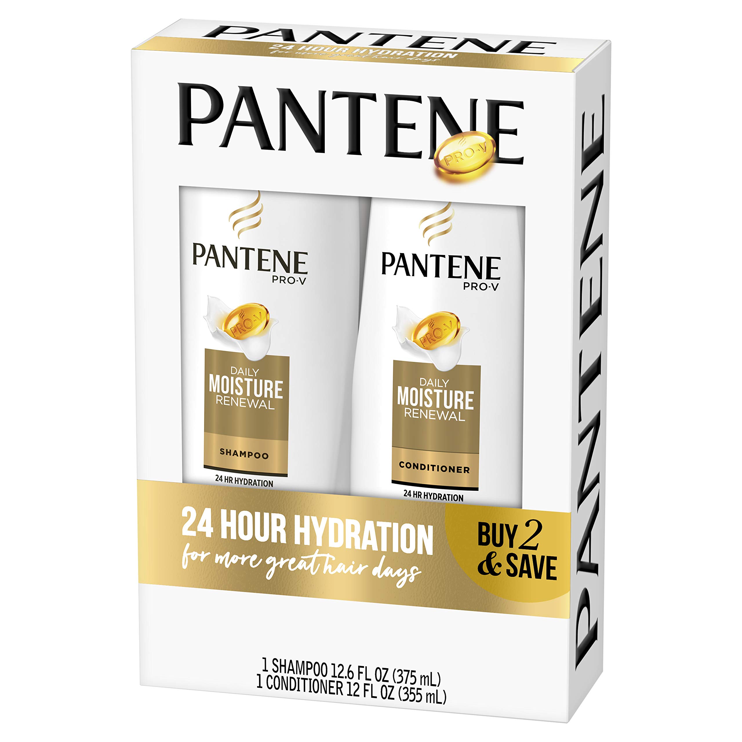 Foto 5 pulgar | Champú Duo Set Pantene Daily Moisture Renewal 375 ml y Acondicionador 350 ml - Venta Internacional