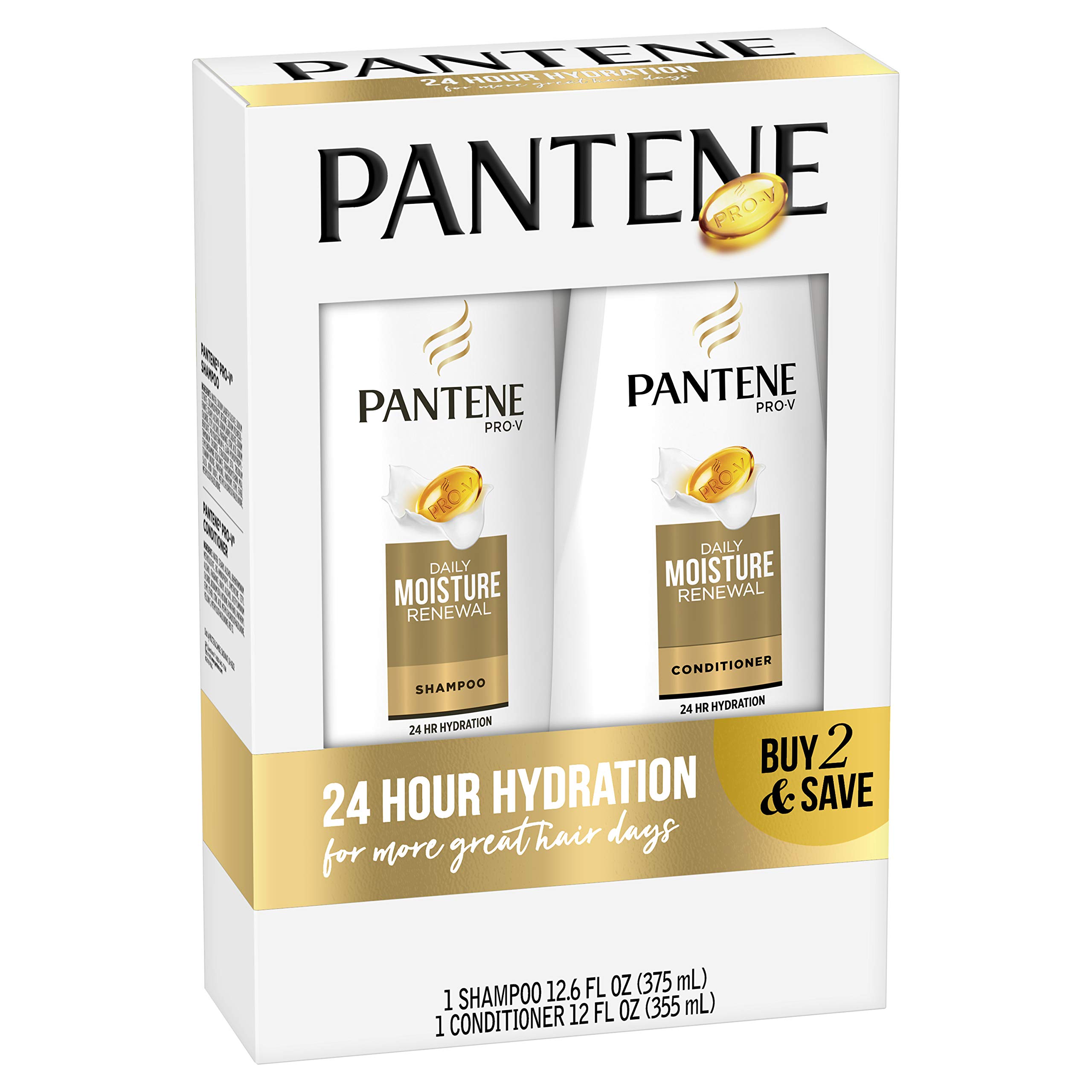 Foto 6 pulgar | Champú Duo Set Pantene Daily Moisture Renewal 375 ml y Acondicionador 350 ml - Venta Internacional