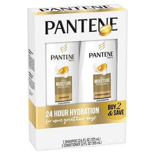 Foto 5 | Champú Duo Set Pantene Daily Moisture Renewal 375 ml y Acondicionador 350 ml - Venta Internacional
