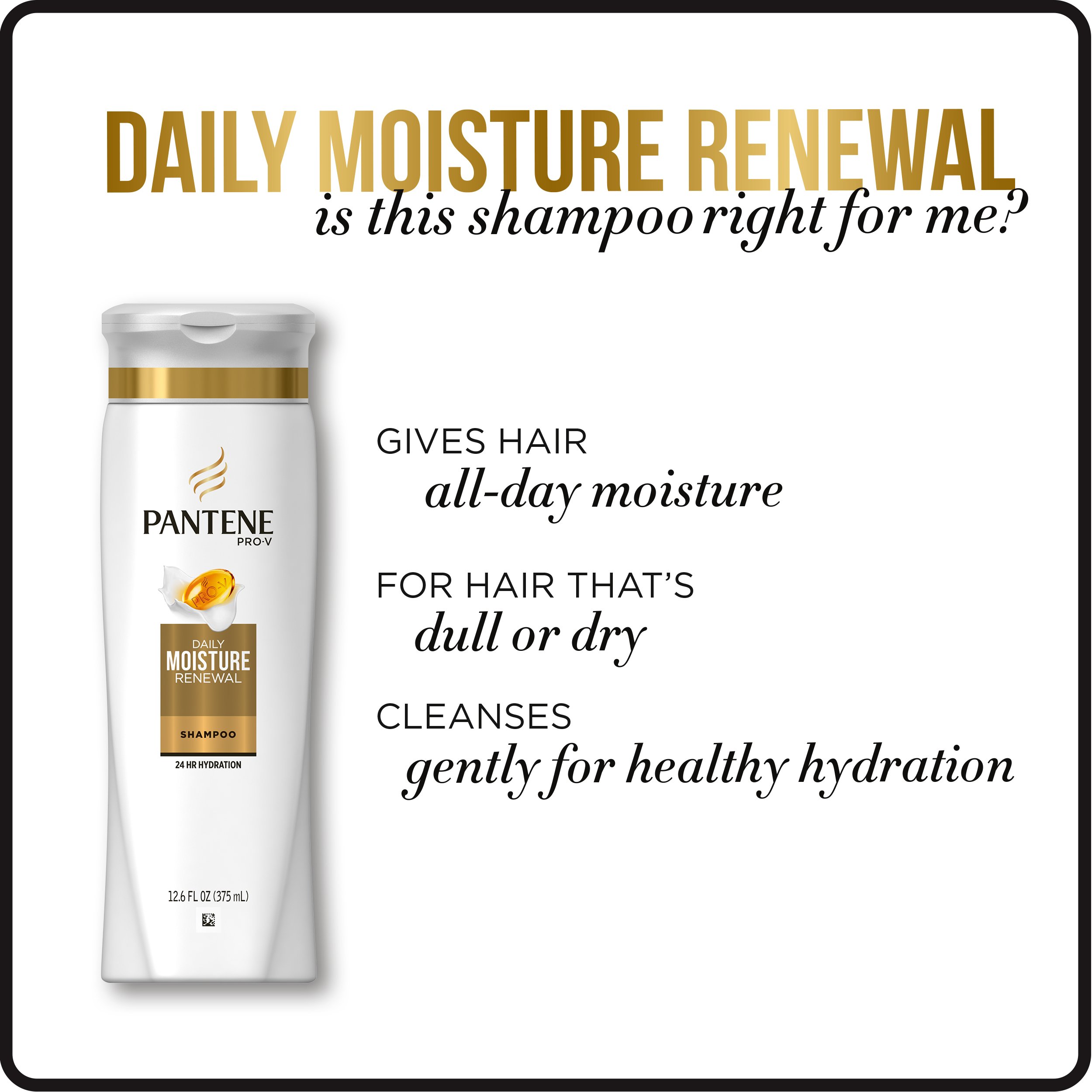Foto 8 pulgar | Champú Duo Set Pantene Daily Moisture Renewal 375 ml y Acondicionador 350 ml - Venta Internacional