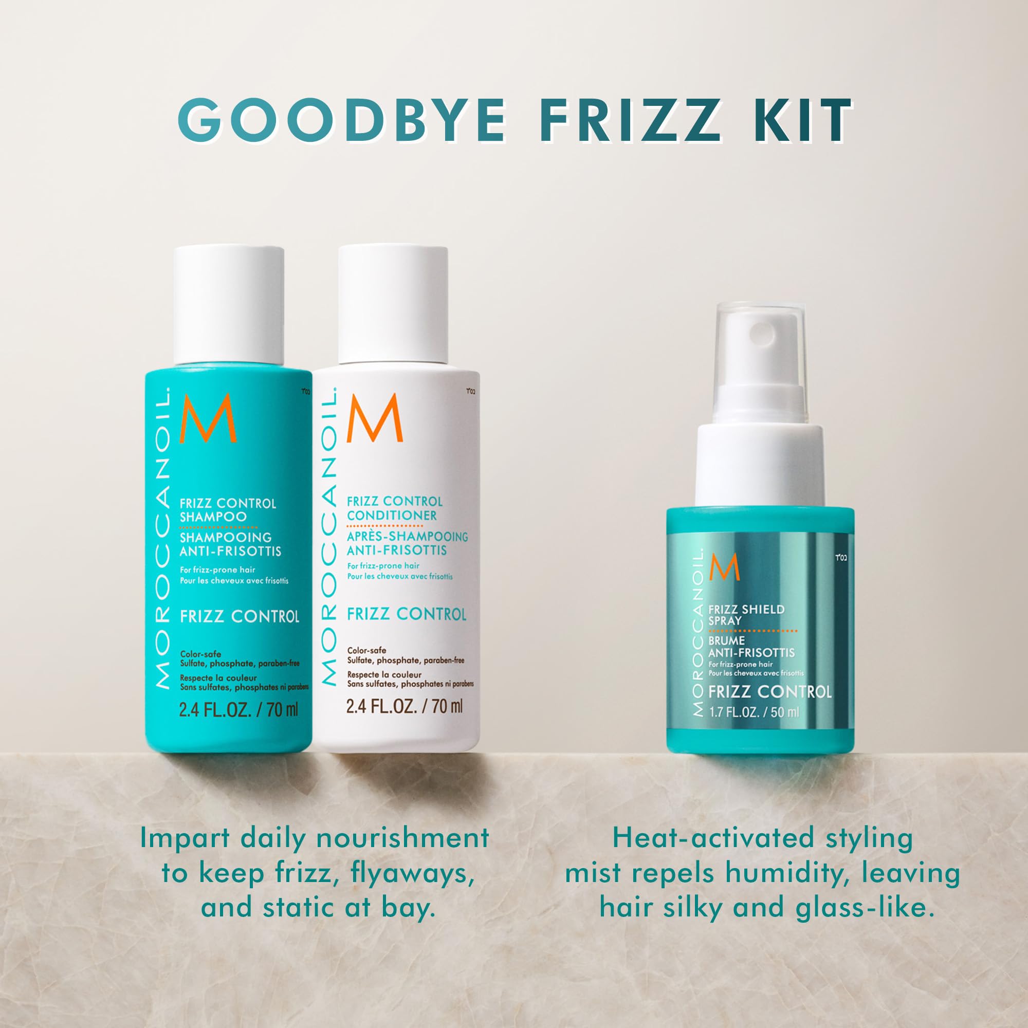 Foto 4 pulgar | El Kit Moroccanoil para Controlar el Encrespamiento del Cabello lo Nutre de Forma Suave y Sedosa - Venta Internacional