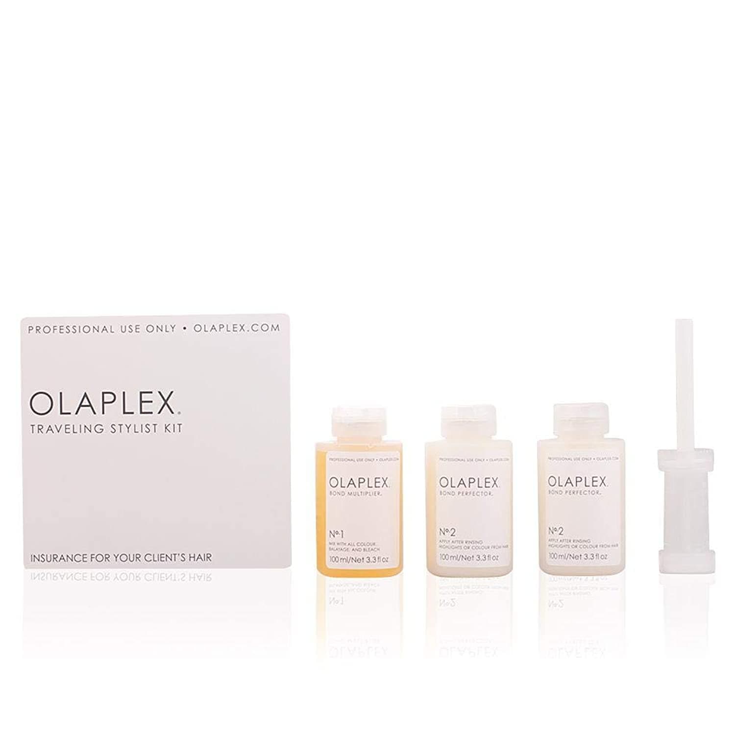 El Kit de Estilista Olaplex Traveling Evita Que Las Rubias Se Dañen Y Levanten - Venta Internacional 