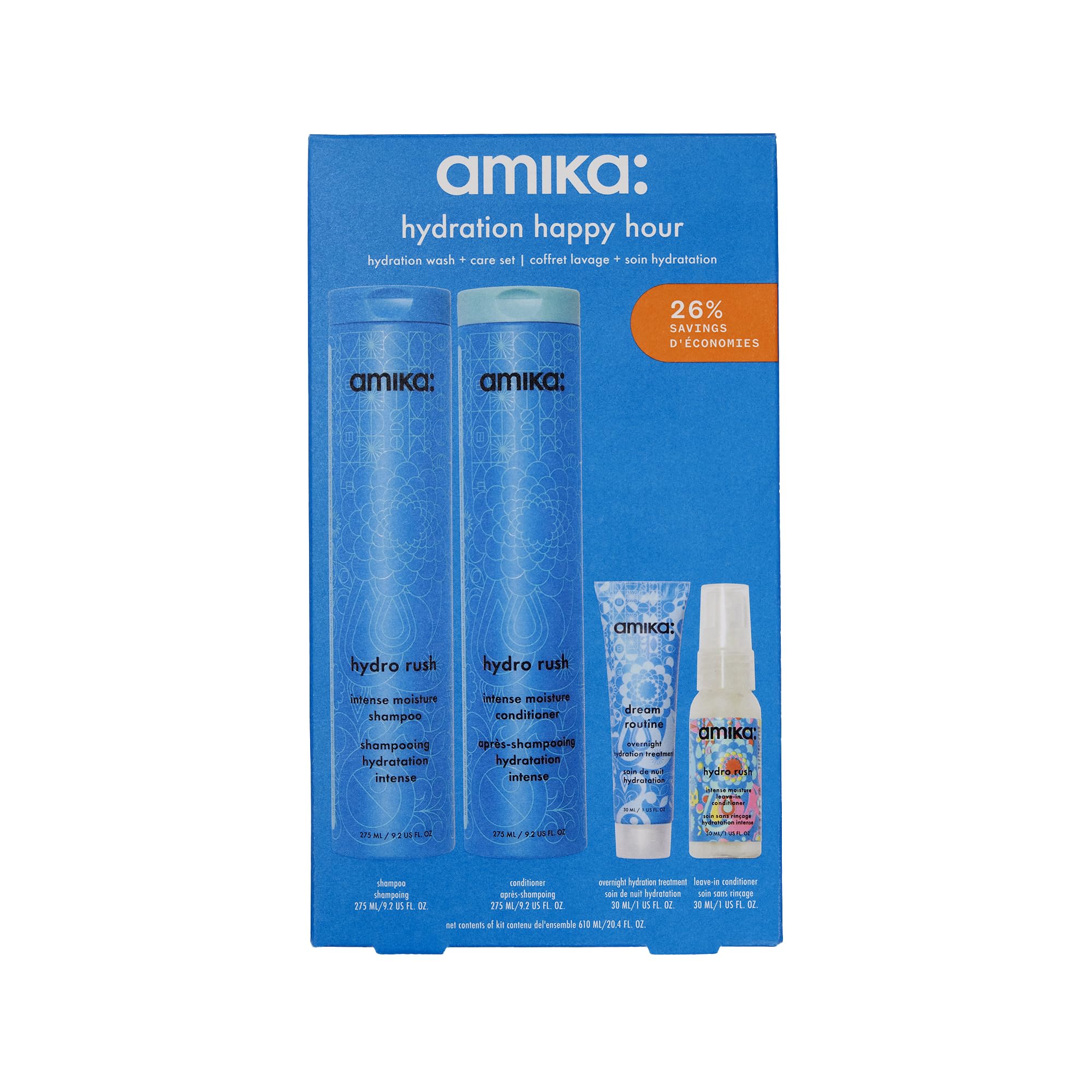 Foto 2 | Set para el Cuidado del Cabello Amika Hydration Happy Hour - Venta Internacional