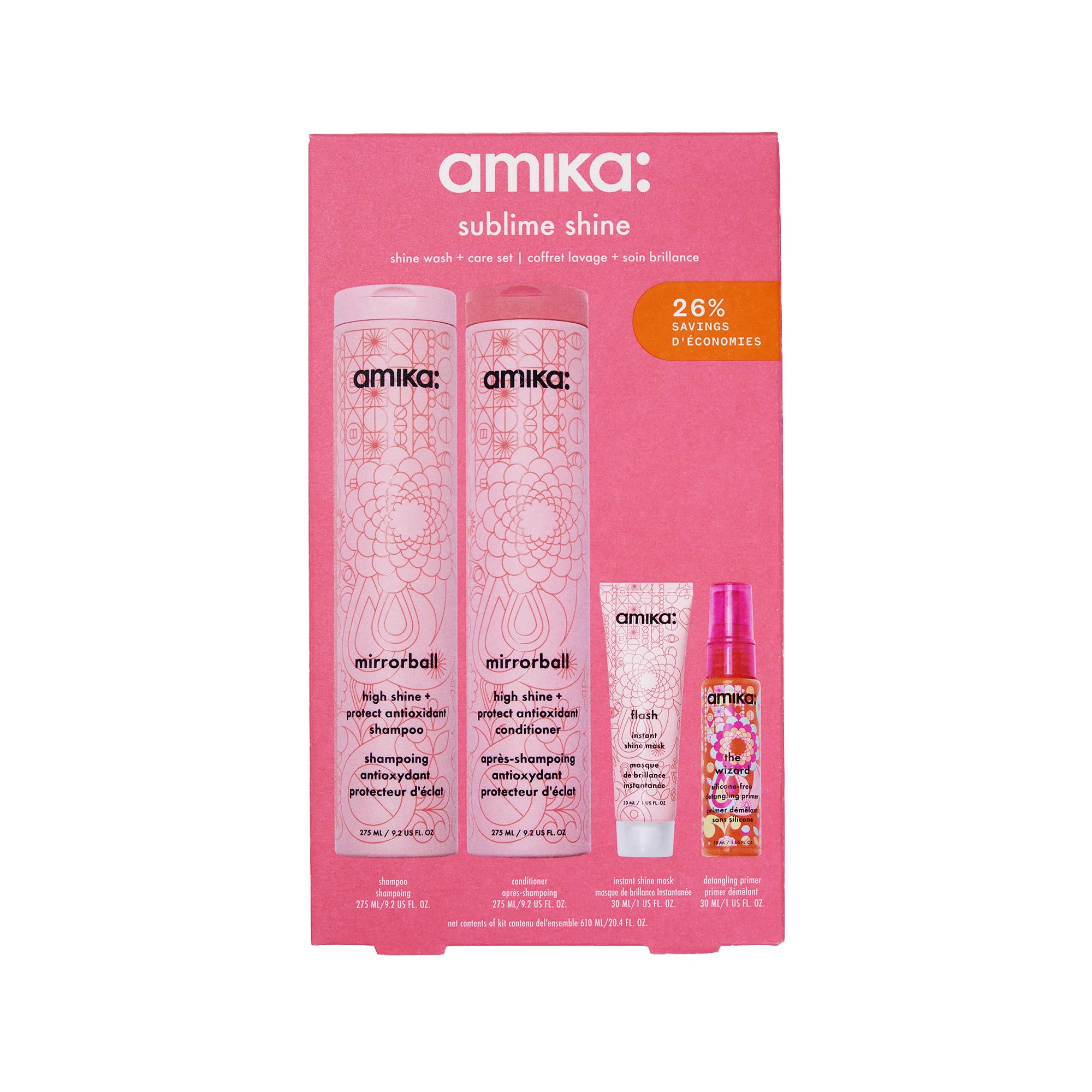 Foto 3 pulgar | Set para el Cuidado del Cabello Amika Sublime Shine - Venta Internacional