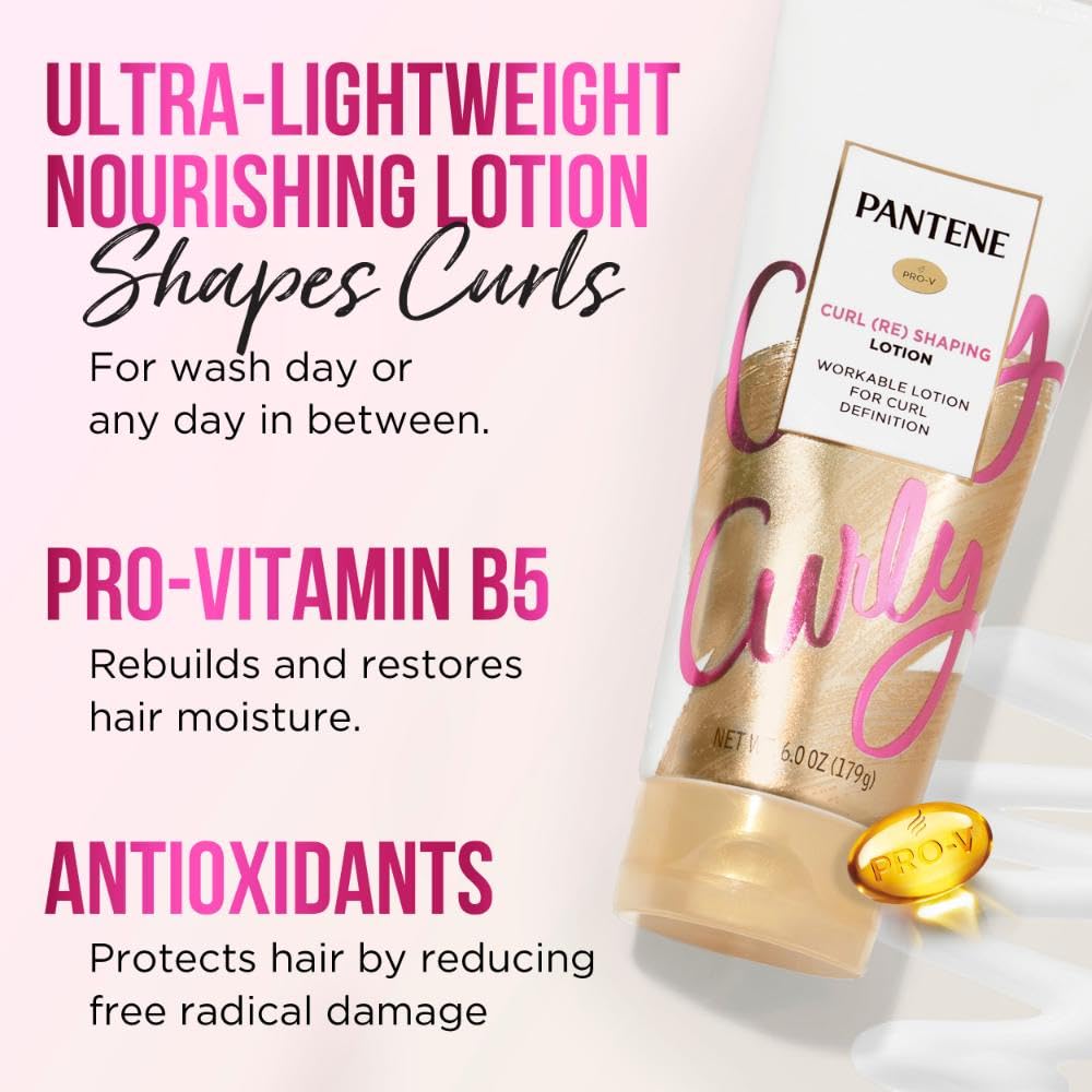 Foto 4 pulgar | Loción Capilar Pantene Pro-v Curl Cream Paquete de 3 540 Ml - Venta Internacional