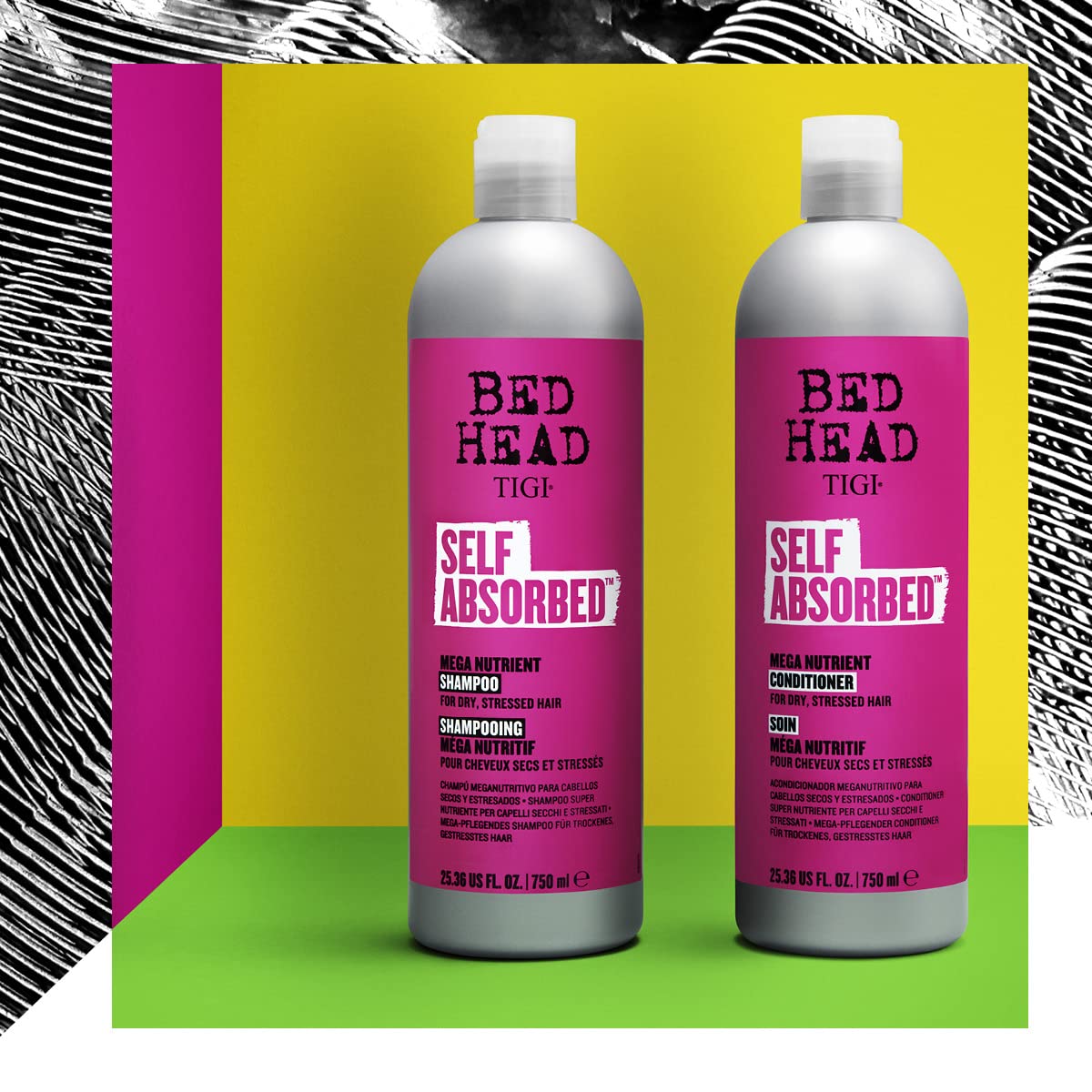 Foto 6 pulgar | Shampoo y Acondicionador Tigi Bed Head Self Absorbed 750 Ml - Venta Internacional