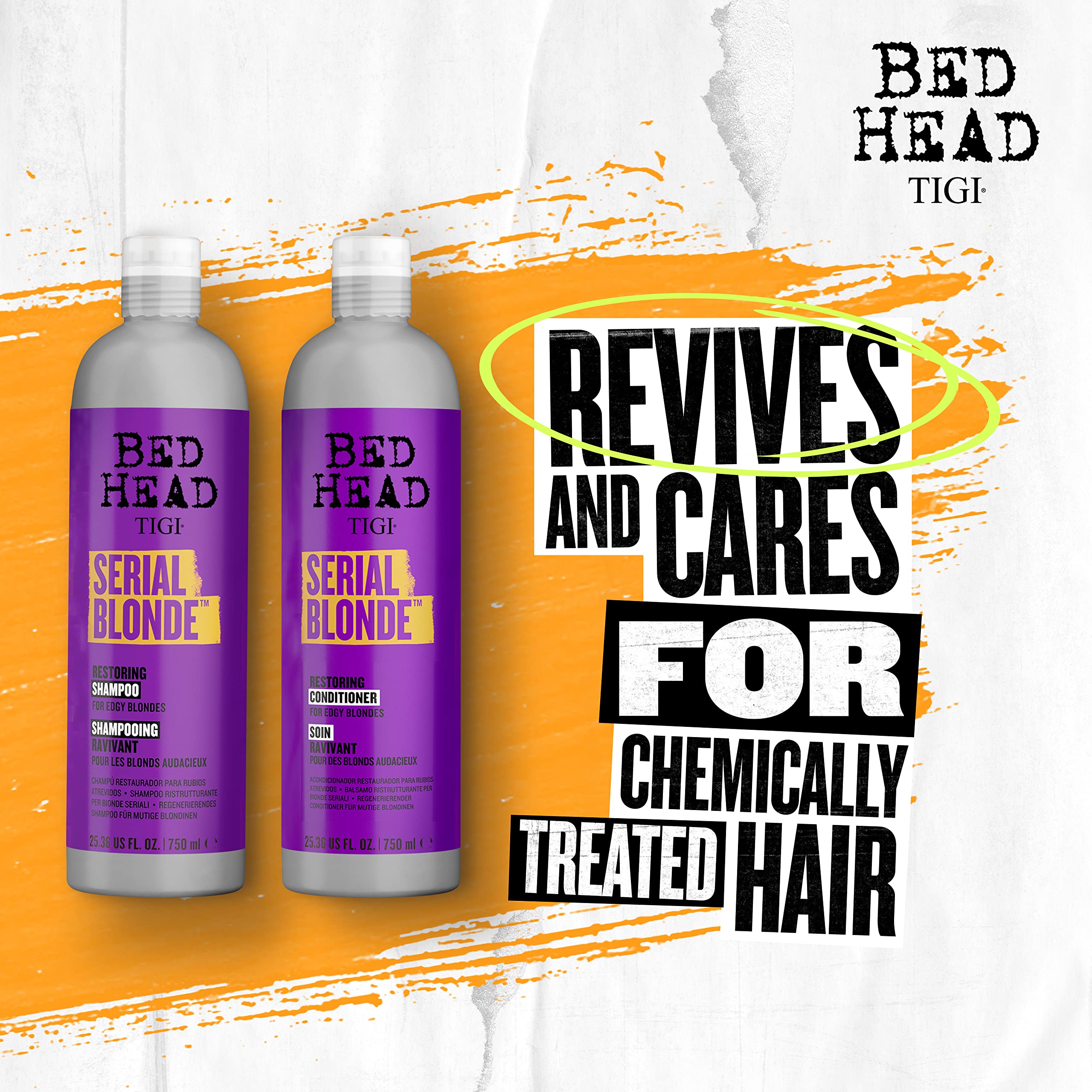 Foto 3 pulgar | Shampoo y Acondicionador Tigi Bed Head Serial Blonde 750 Ml - Venta Internacional