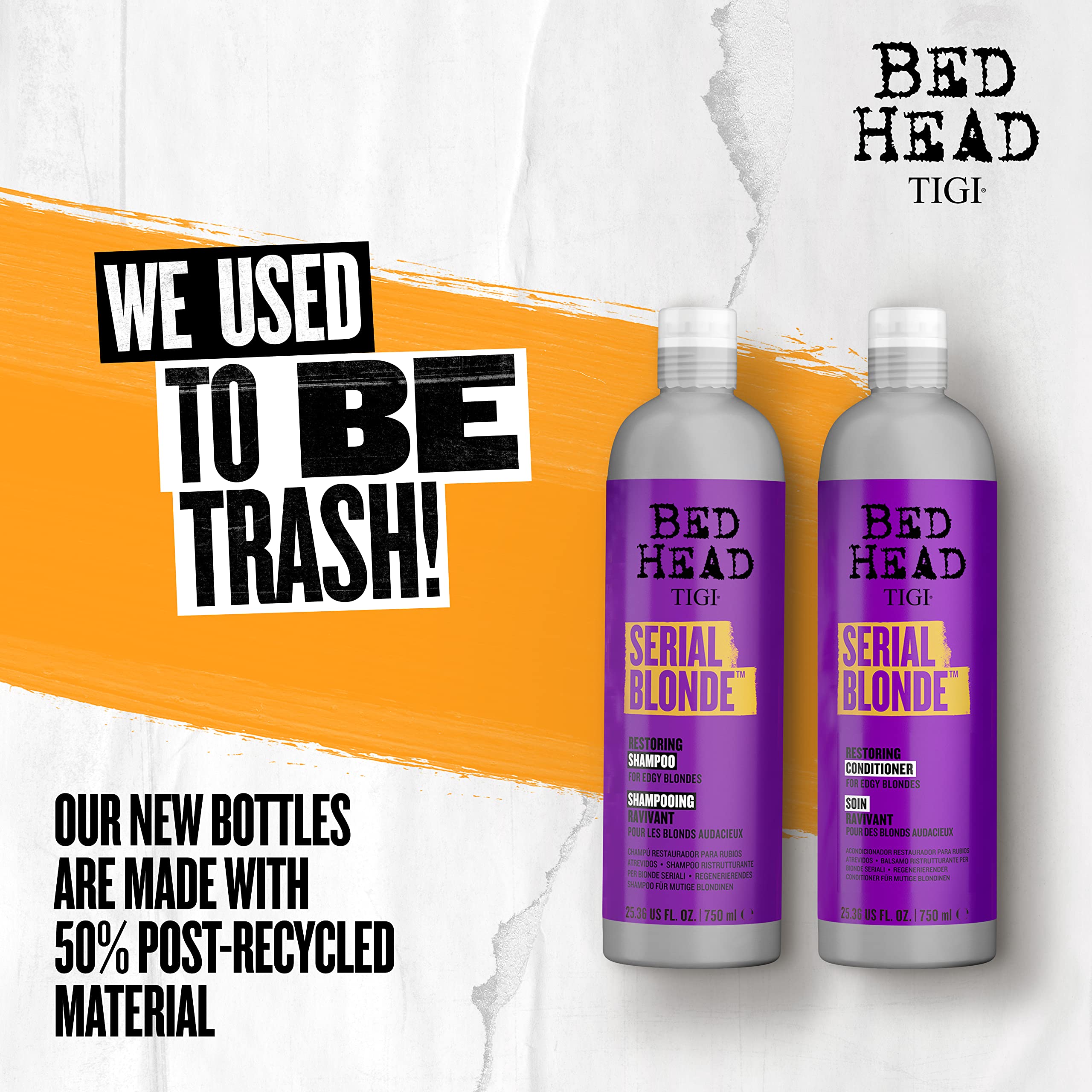 Foto 5 pulgar | Shampoo y Acondicionador Tigi Bed Head Serial Blonde 750 Ml - Venta Internacional