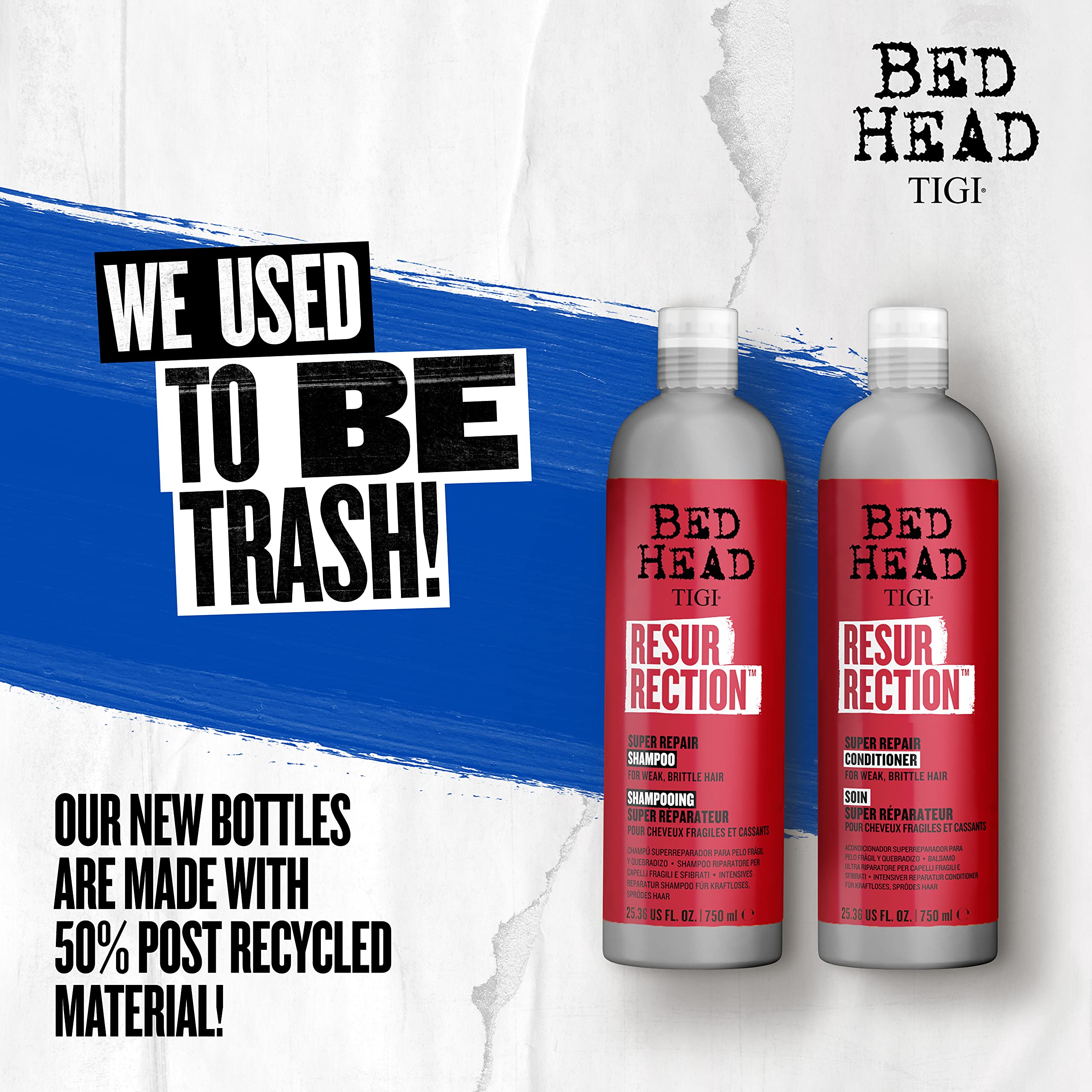 Foto 5 pulgar | Set De Champú Y Acondicionador Tigi Bed Head Resurrection 750 Ml - Venta Internacional.