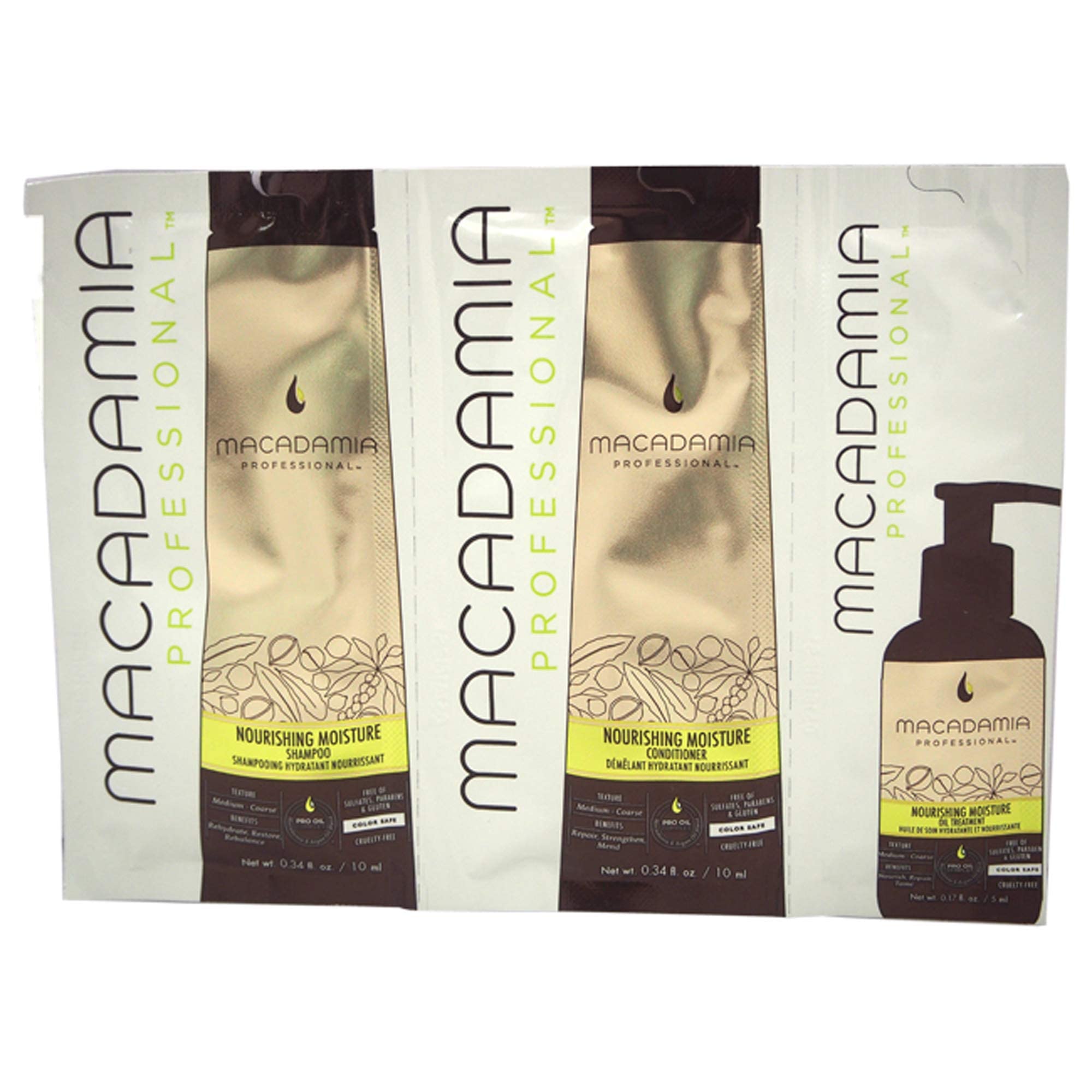 Foto 3 pulgar | Tratamiento Hidratante Nutritivo Con Champú/acondicionador Y Aceite De Macadamia - Venta Internacional.