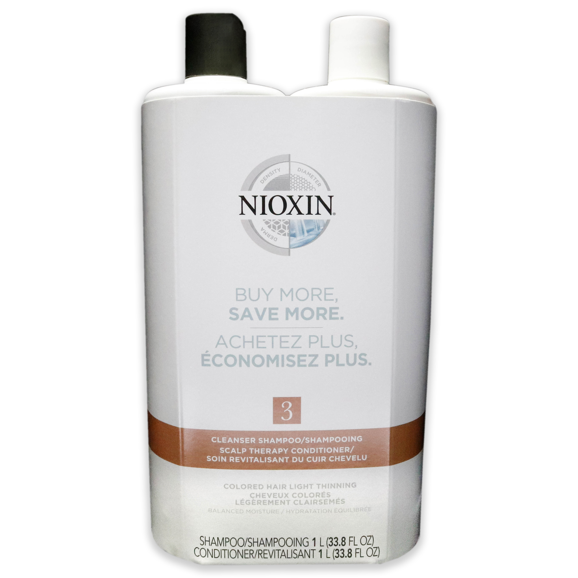 Foto 2 pulgar | Kit De Sistema De Cuidado Capilar Nioxin 3 1000ml - Venta Internacional.