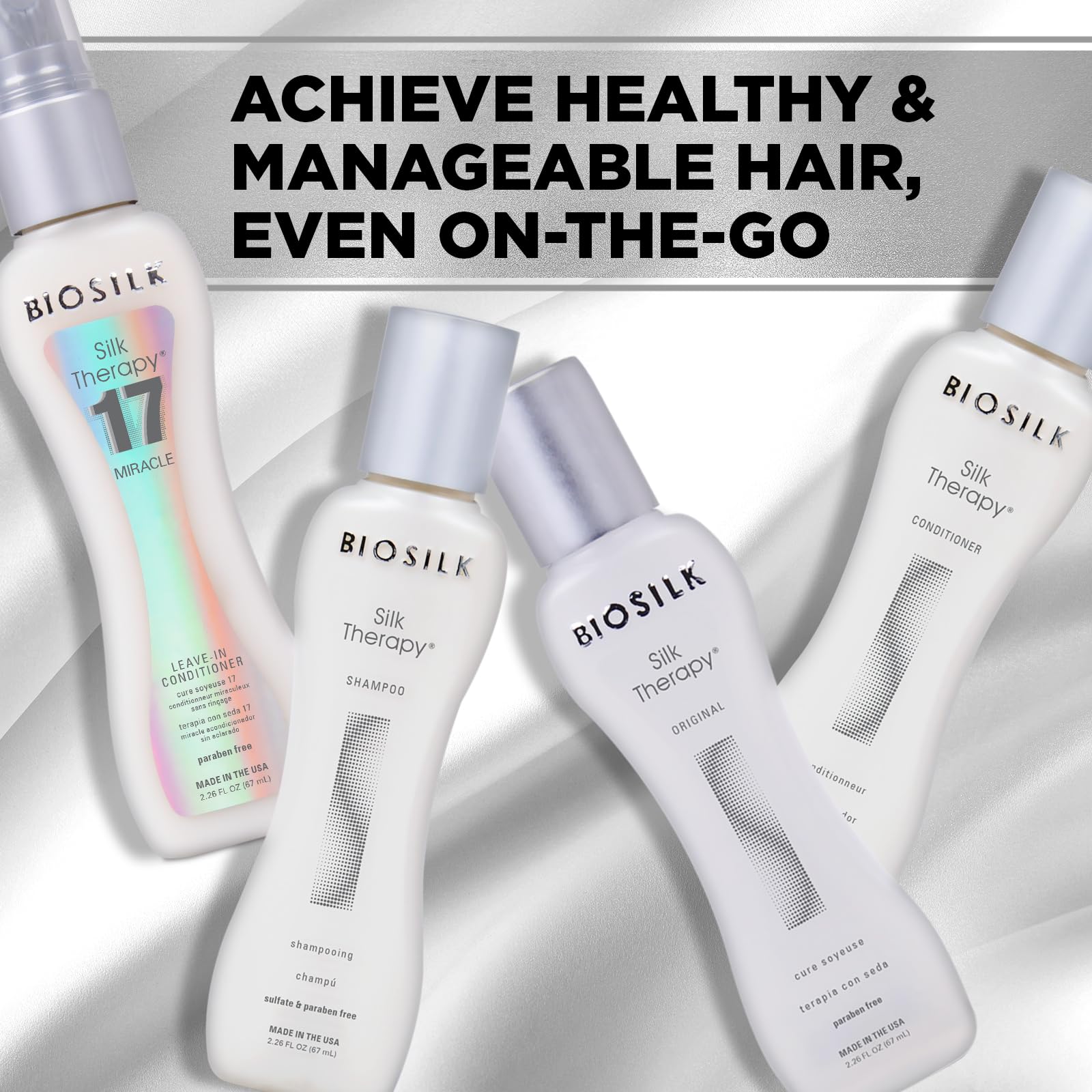 Foto 2 | Kit Biosilk The Miracle Of Silk Con Champú Y Acondicionador De 60 Ml - Venta Internacional.