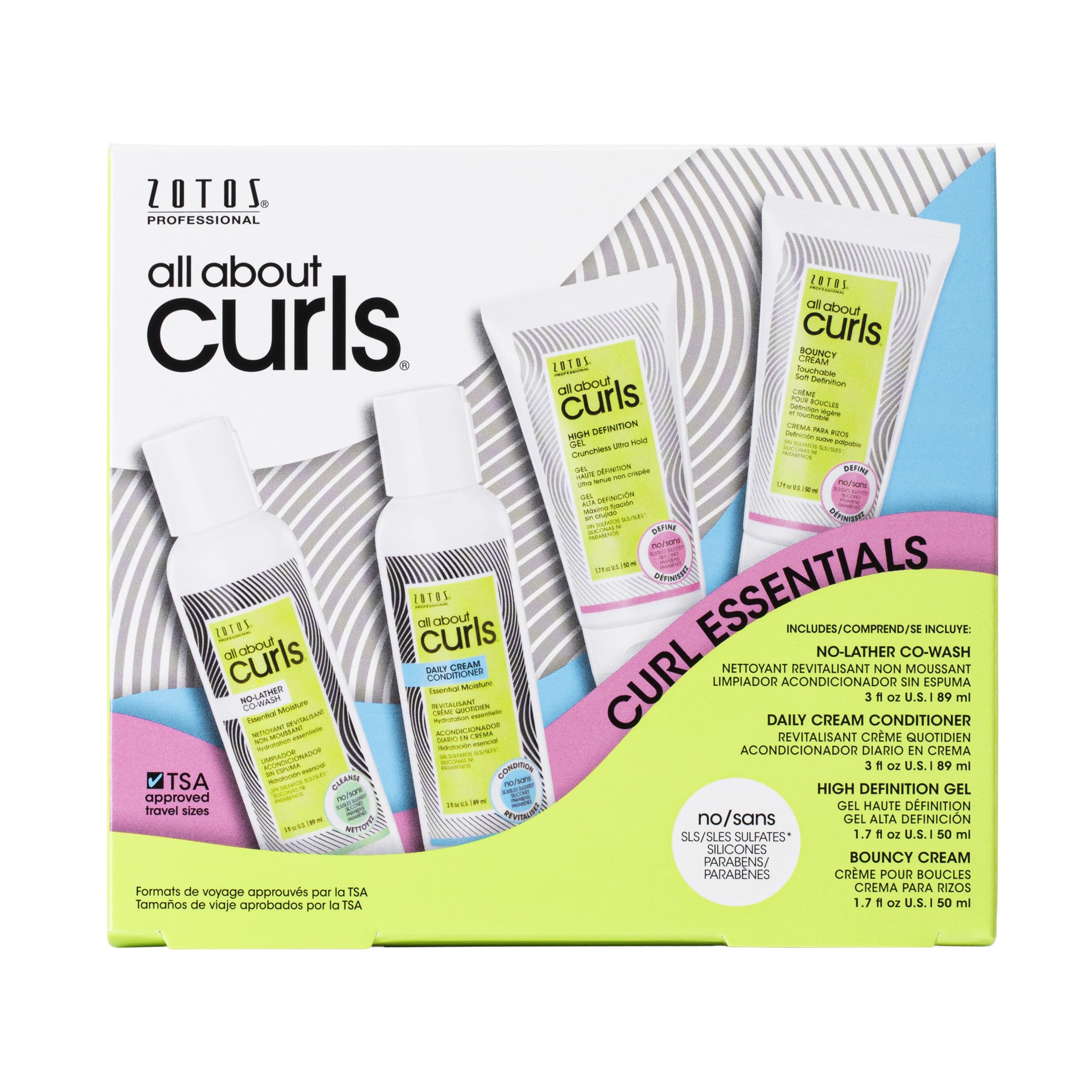 Foto 2 pulgar | Kit De Inicio All About Curls Essential Moisture Set De 4 Piezas - Venta Internacional.