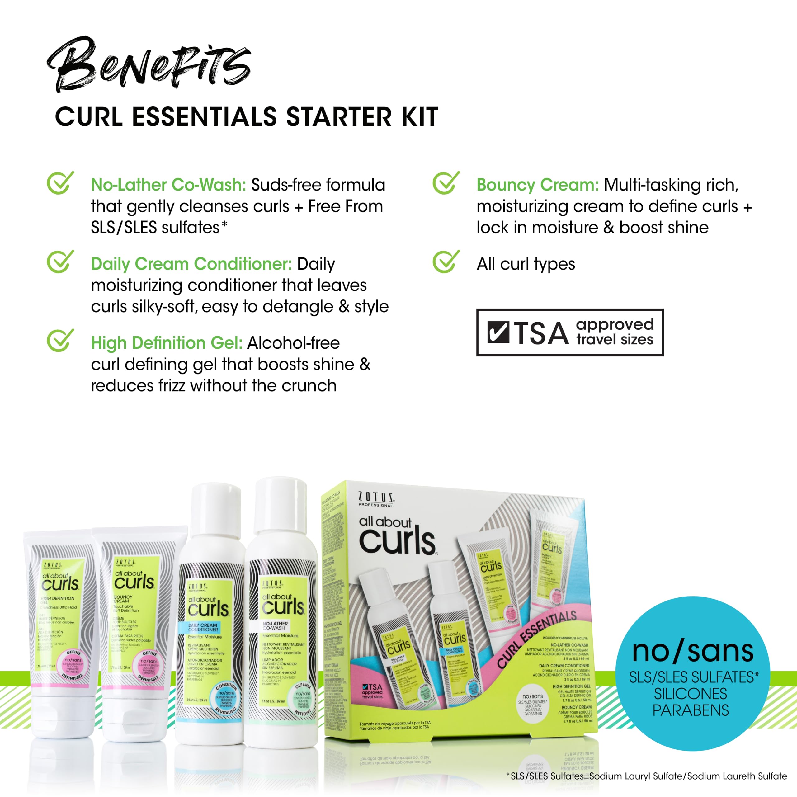 Foto 3 pulgar | Kit De Inicio All About Curls Essential Moisture Set De 4 Piezas - Venta Internacional.