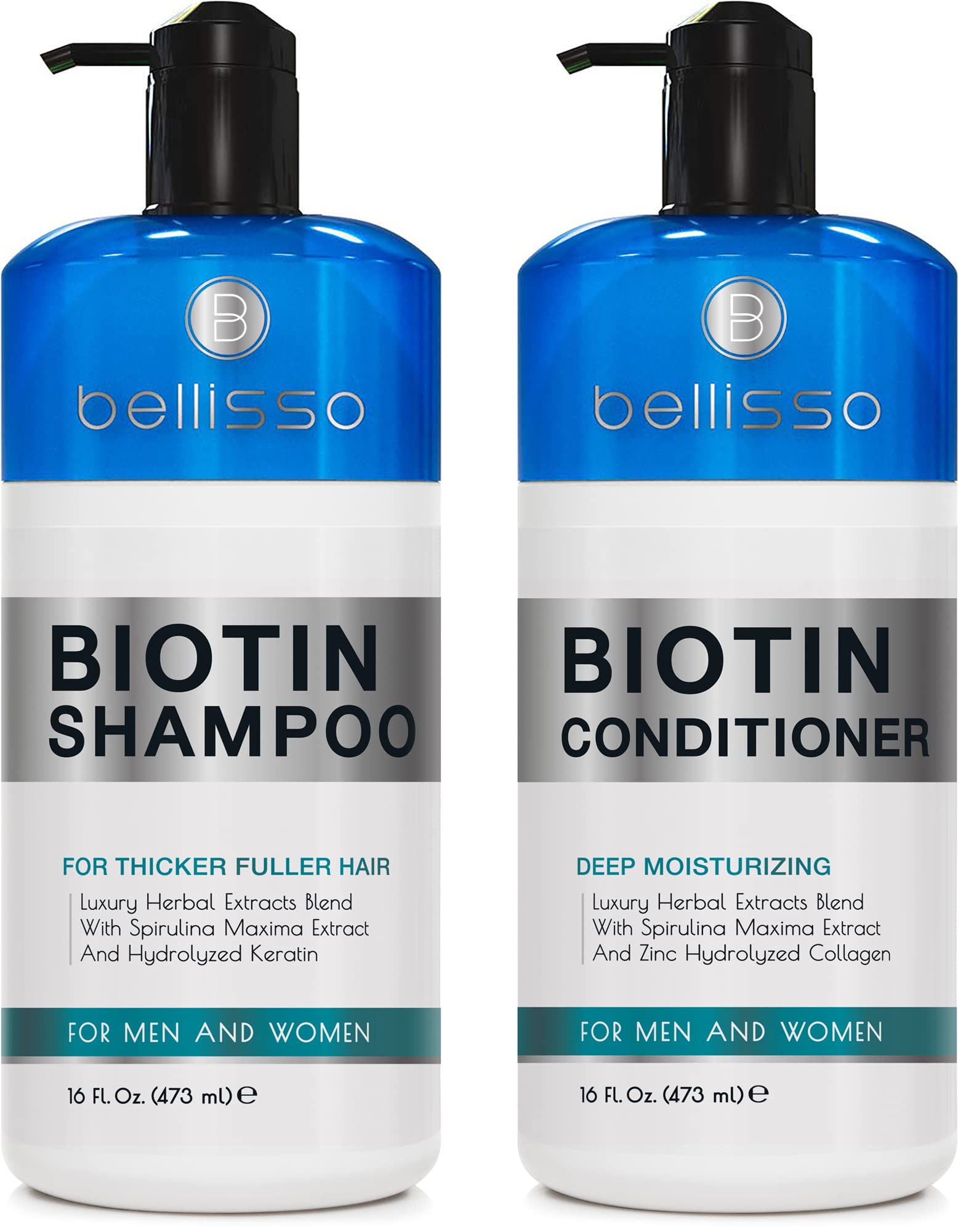 Foto 1 | Set De Champú Y Acondicionador Bellisso Sin Sulfato De Biotina - Venta Internacional.