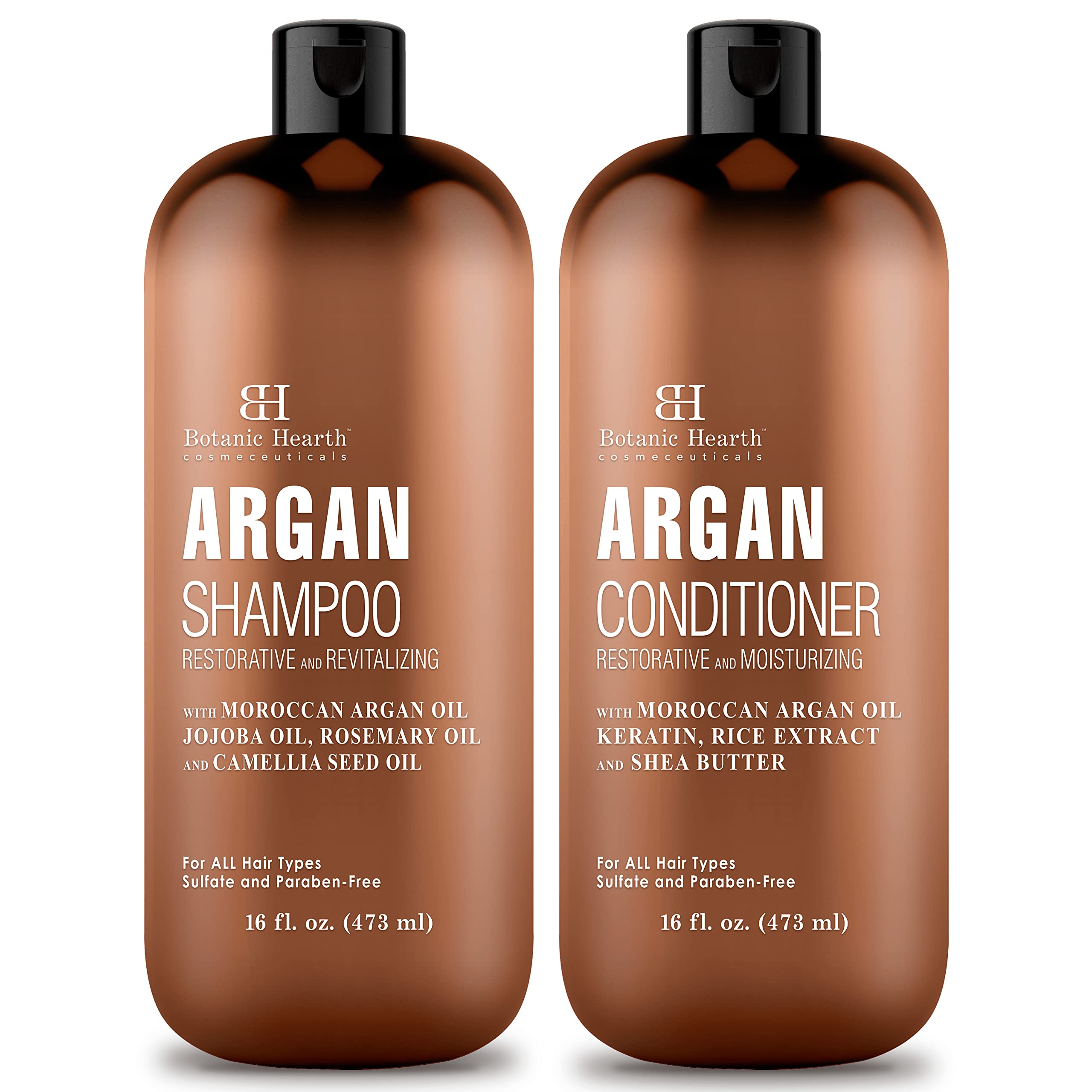 Foto 2 pulgar | Set De Champú Y Acondicionador Botanic Hearth Argan Oil - Venta Internacional.