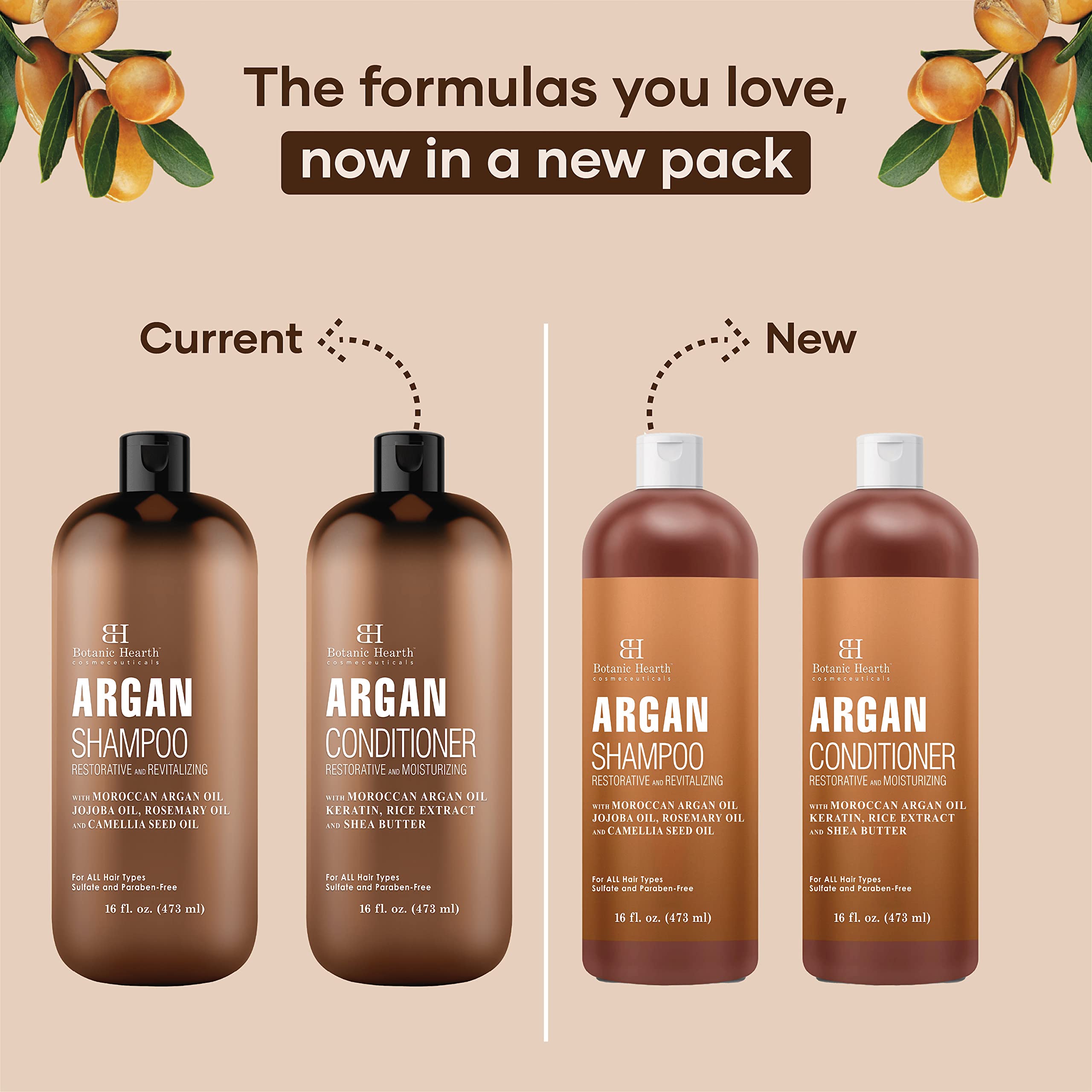Foto 7 | Set De Champú Y Acondicionador Botanic Hearth Argan Oil - Venta Internacional.
