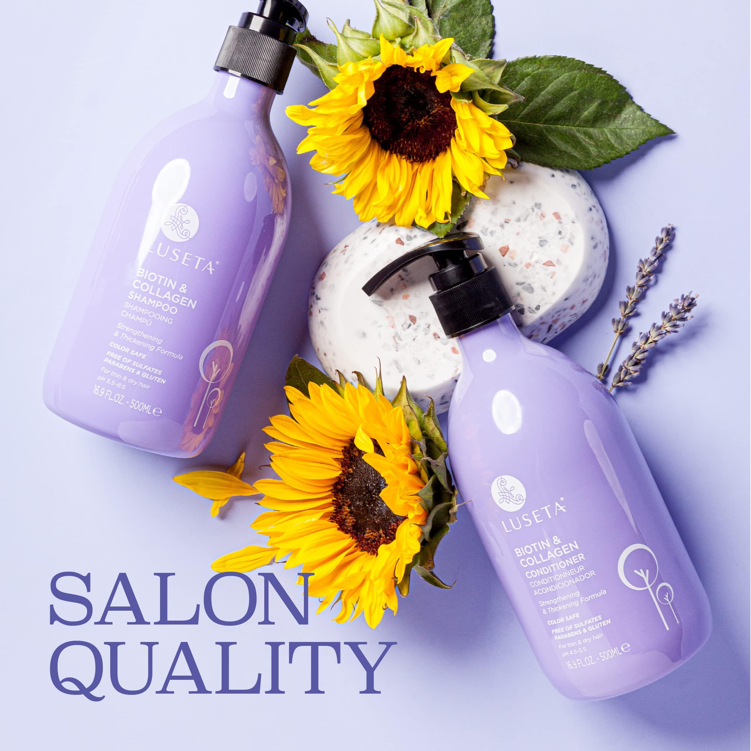 Foto 3 pulgar | Set De Champú Y Acondicionador Luseta Biotin Para El Crecimiento Del Cabello - Venta Internacional.