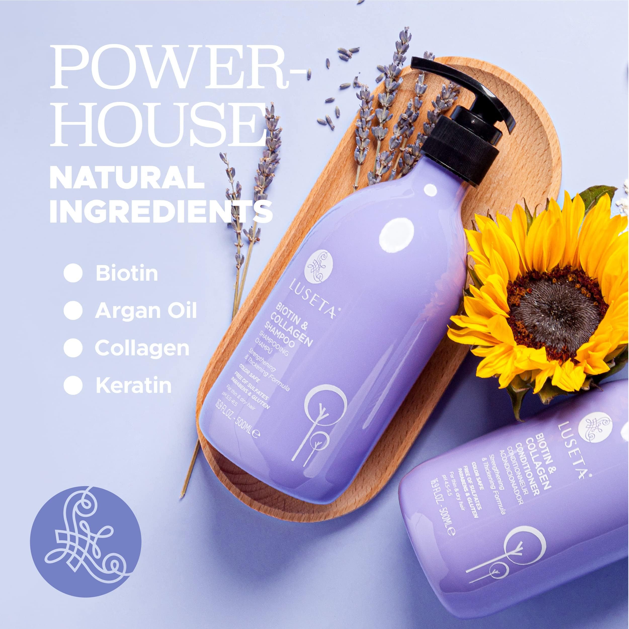 Foto 5 pulgar | Set De Champú Y Acondicionador Luseta Biotin Para El Crecimiento Del Cabello - Venta Internacional.