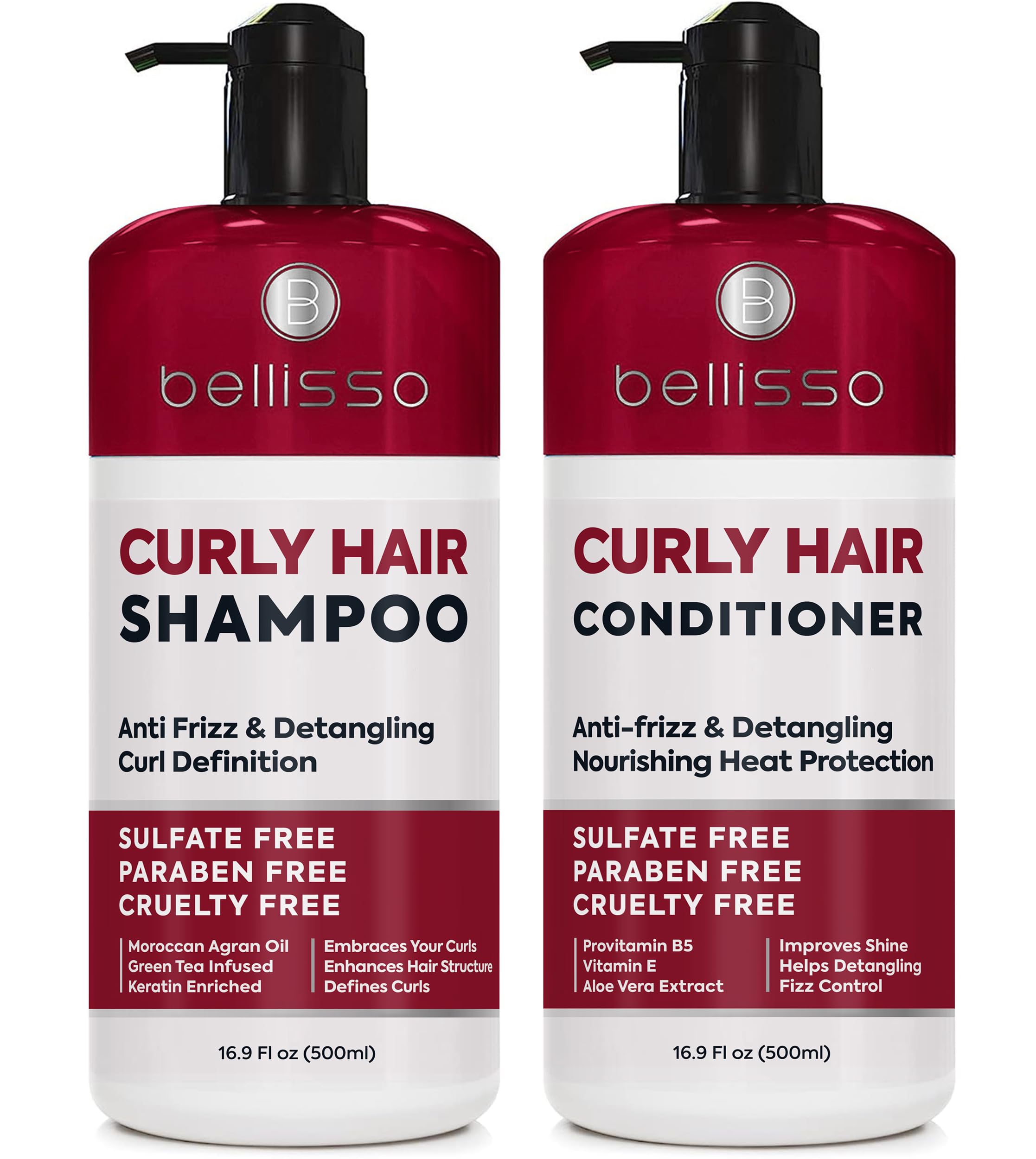 Foto 2 pulgar | Set De Champú Y Acondicionador Bellisso Curly Hair Defining - Venta Internacional.