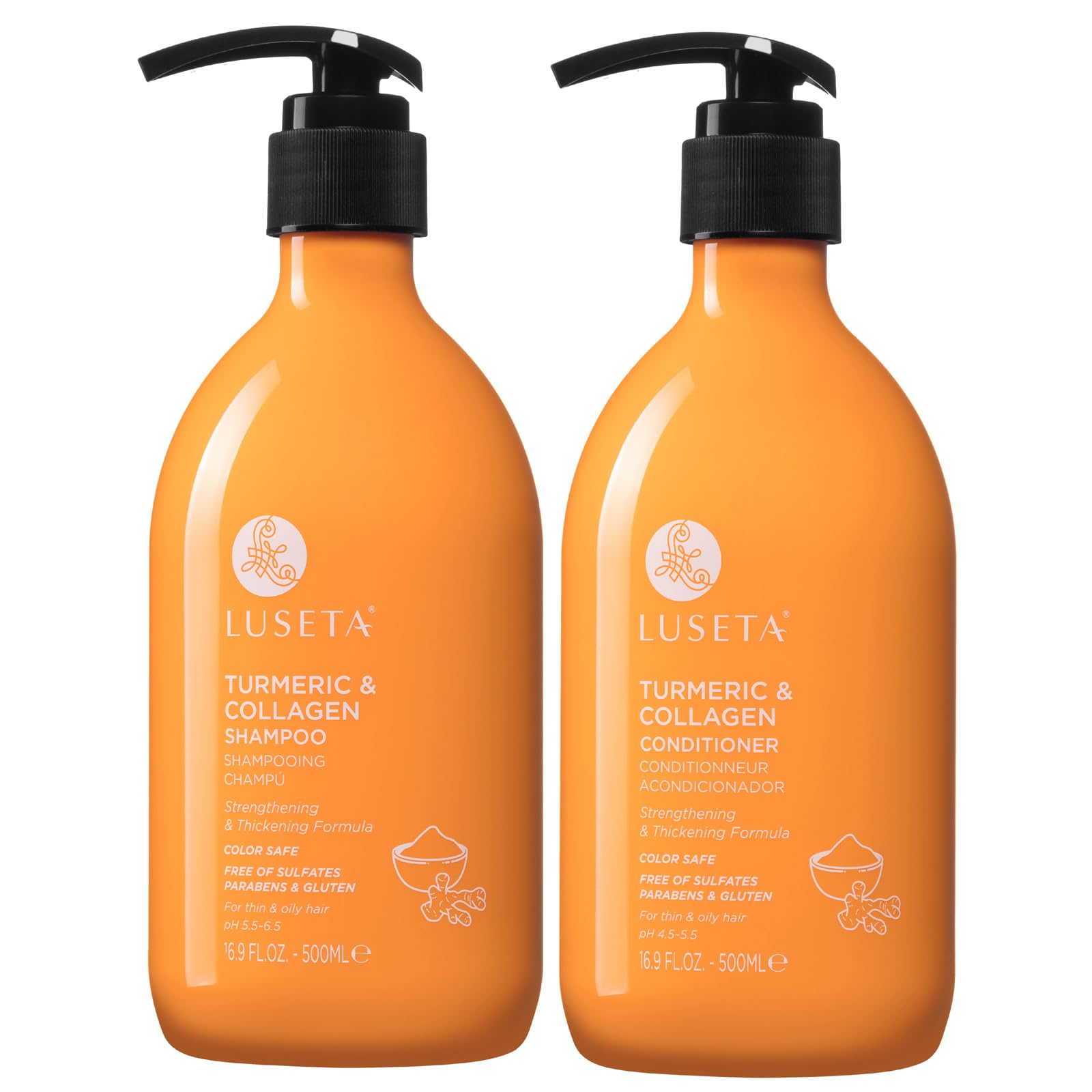 Foto 2 pulgar | Set De Champú Y Acondicionador Luseta Hair Growth 500 Ml - Venta Internacional.