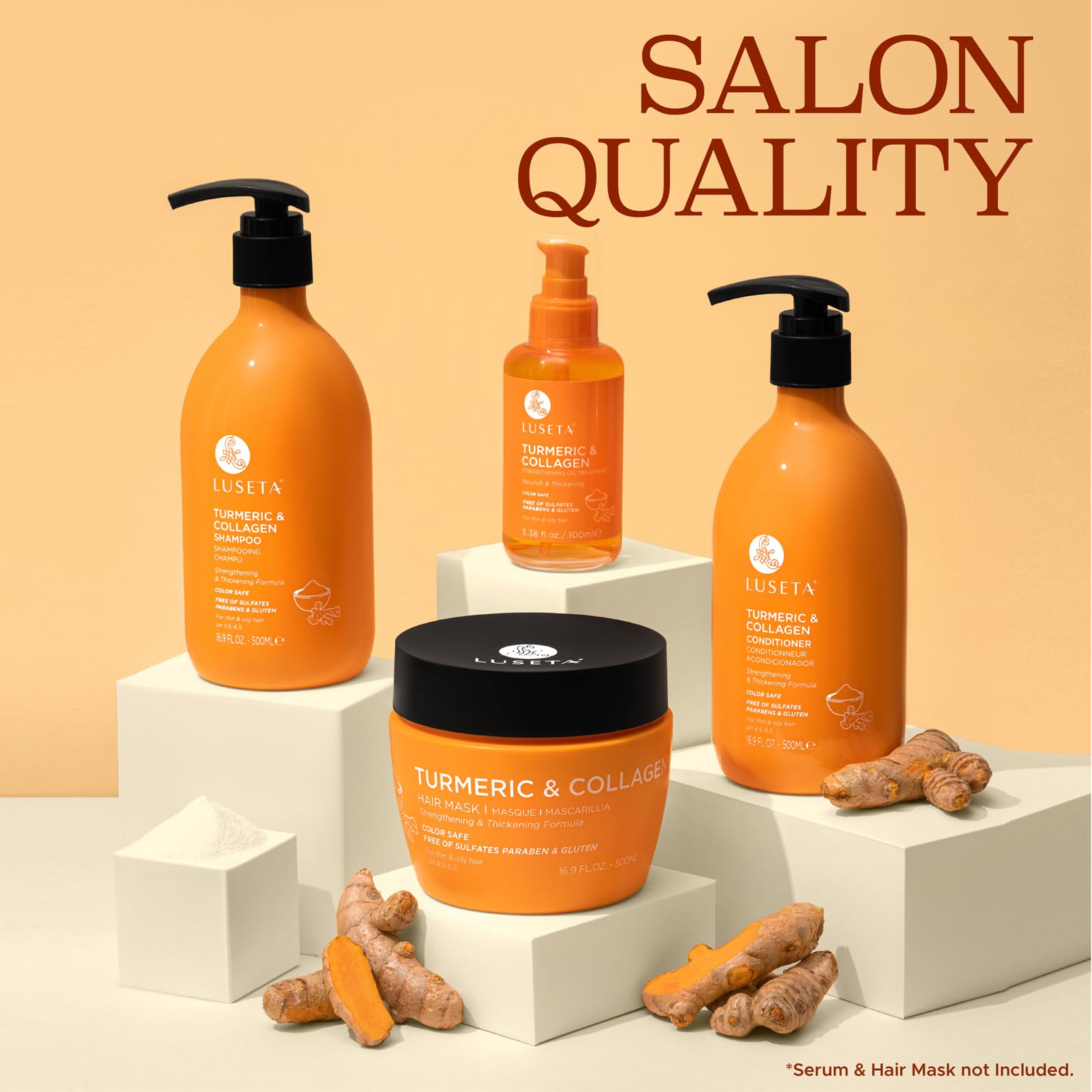 Foto 4 pulgar | Set De Champú Y Acondicionador Luseta Hair Growth 500 Ml - Venta Internacional.