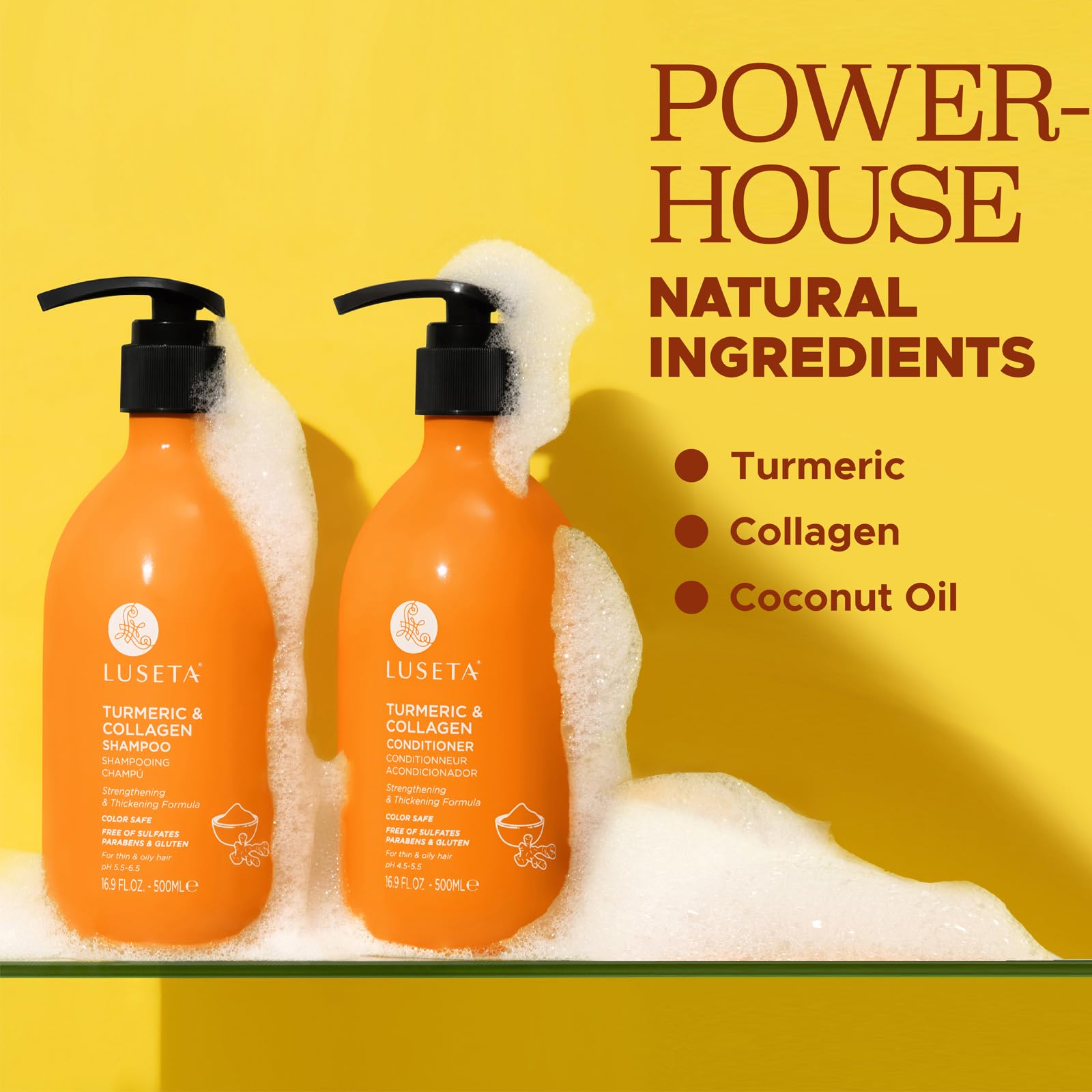 Foto 6 pulgar | Set De Champú Y Acondicionador Luseta Hair Growth 500 Ml - Venta Internacional.