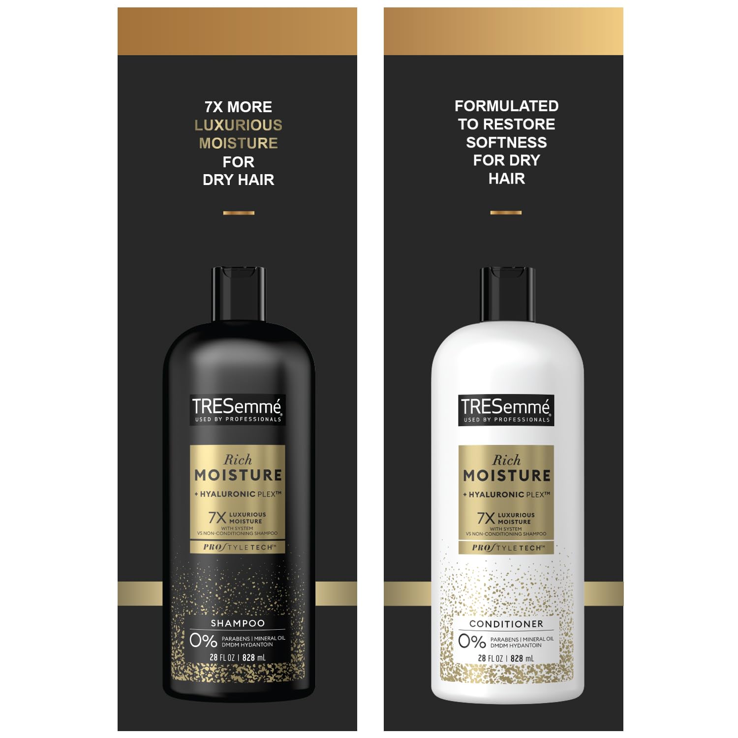 Foto 3 | Champú Y Acondicionador Tresemmé Moisture Rich 800 Ml (juego De 2) - Venta Internacional.