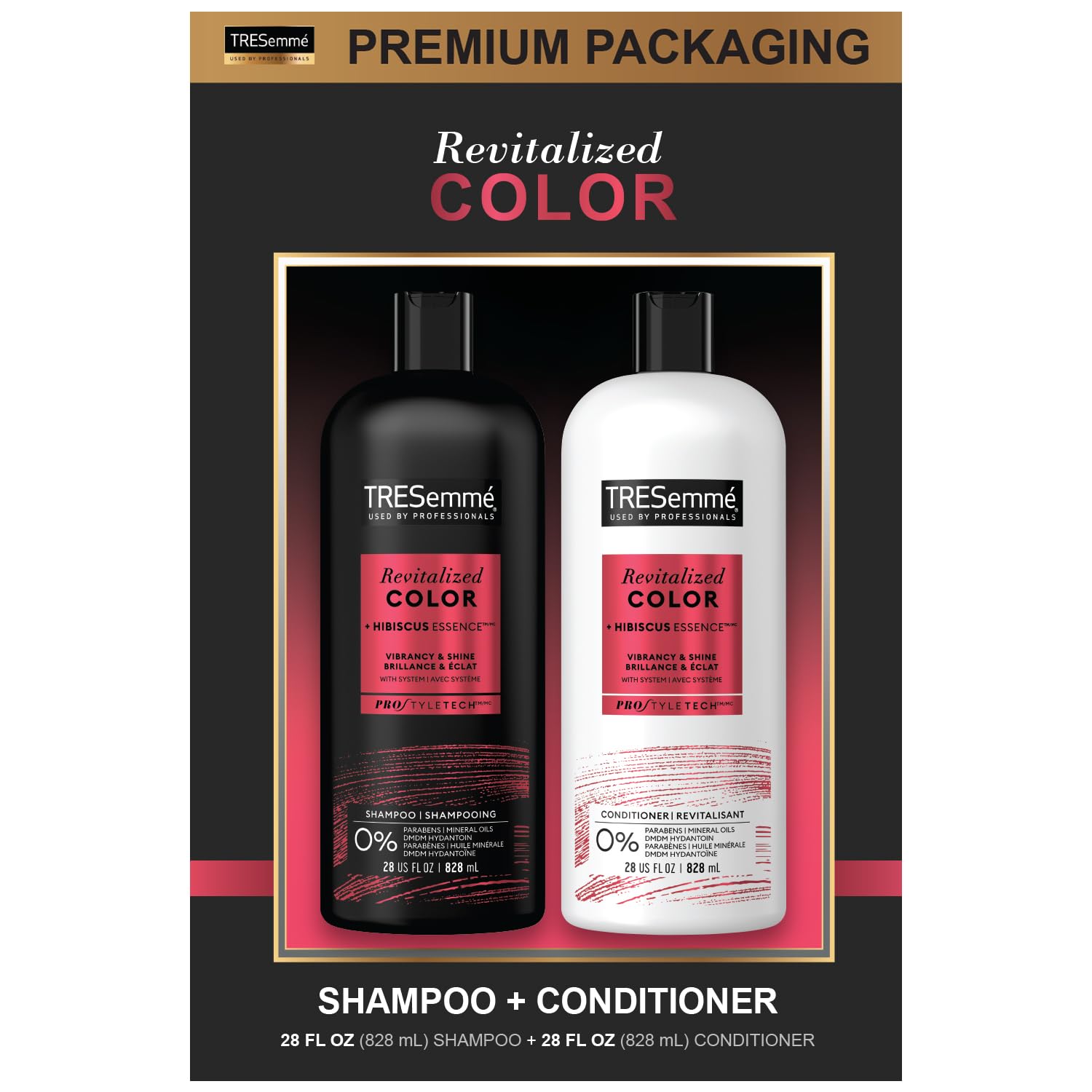 Foto 2 pulgar | Set De Champú Y Acondicionador Tresemmé Color Revitalize 800 Ml - Venta Internacional.