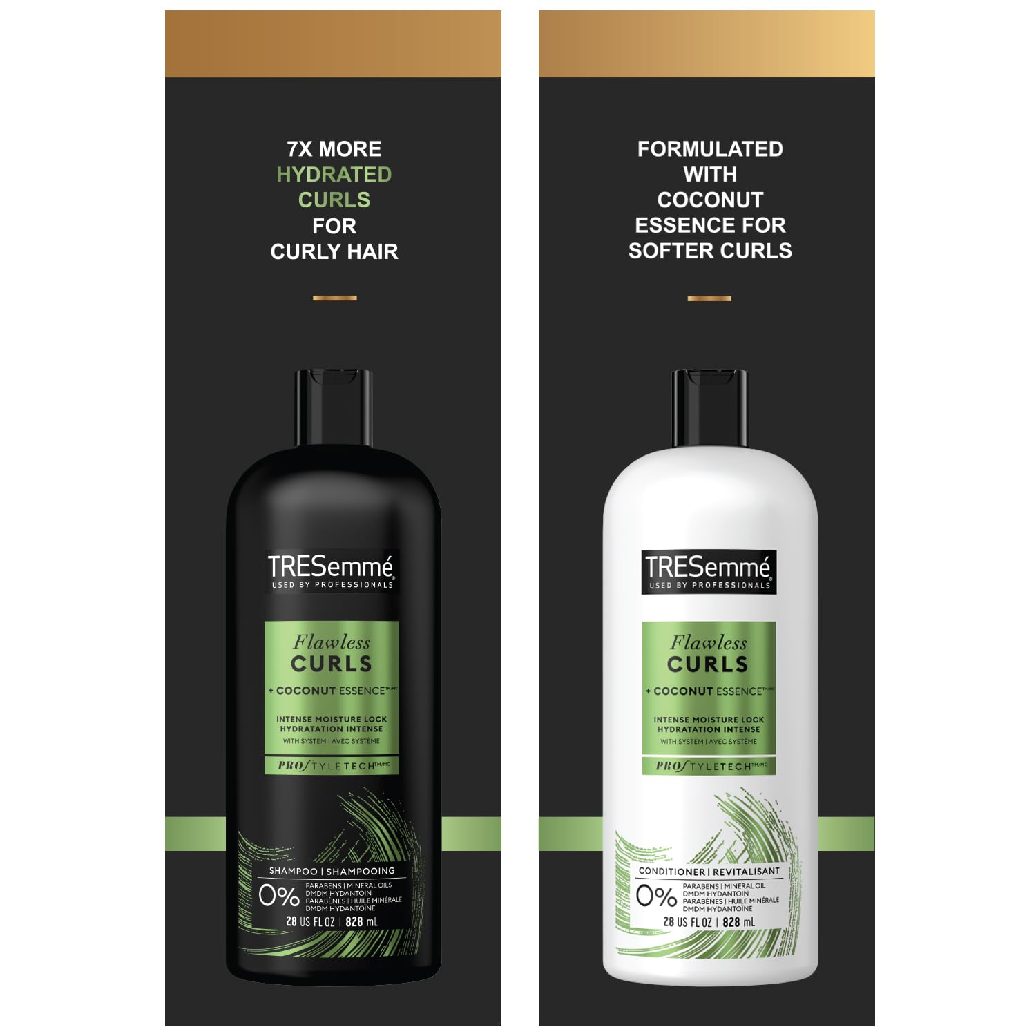 Foto 4 pulgar | Set De Champú Y Acondicionador Tresemmé Flawless Curls 800 Ml - Venta Internacional.