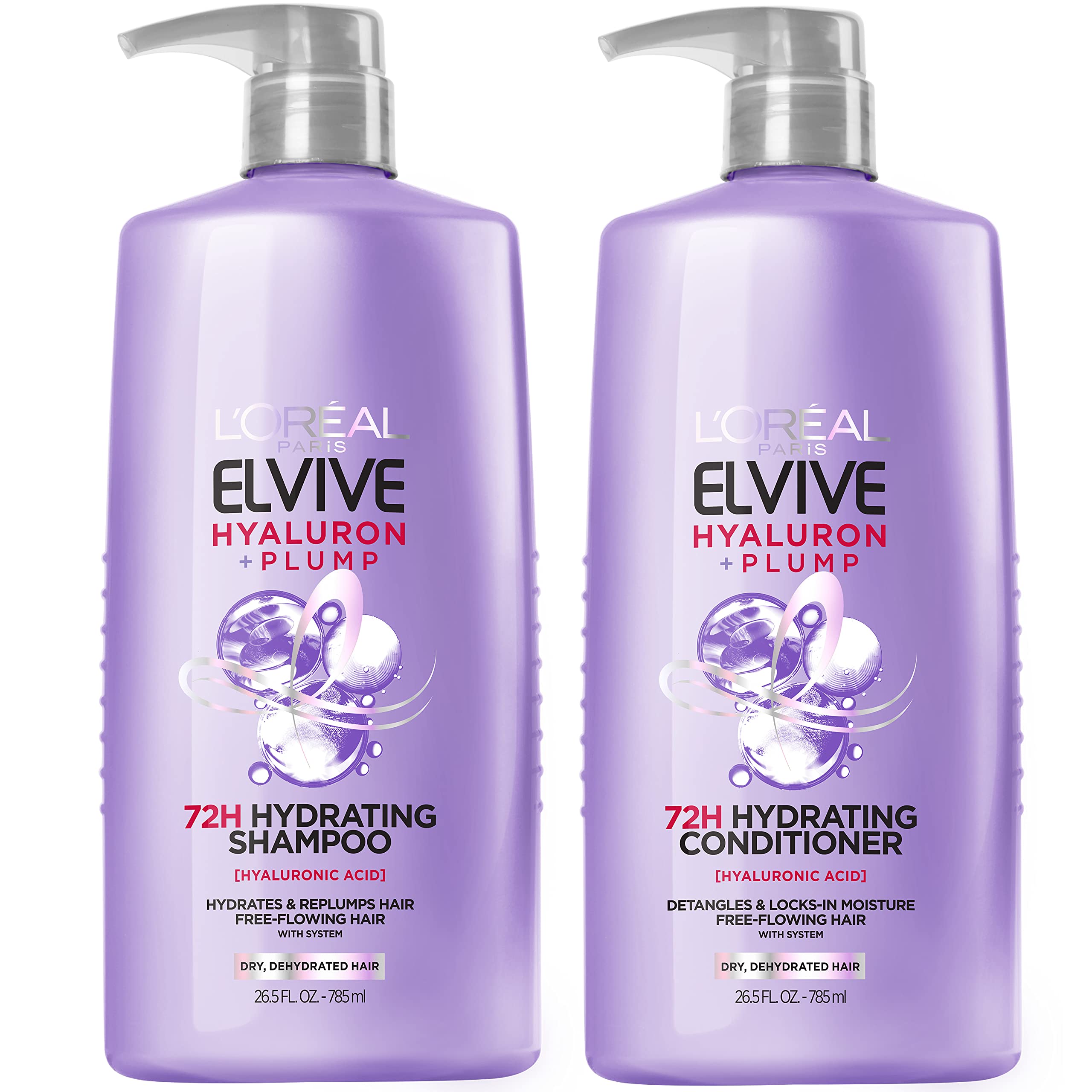Foto 2 pulgar | Set De Champú Y Acondicionador L'oreal Paris Elvive Hyaluron - Venta Internacional.