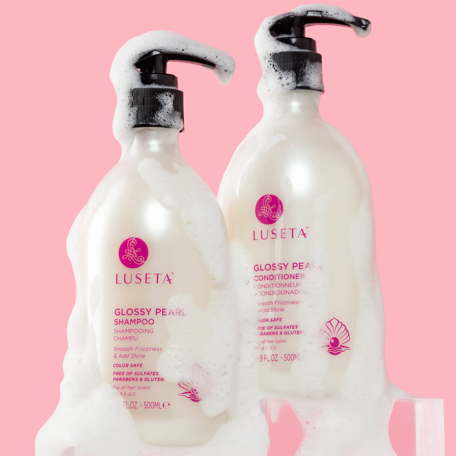 Foto 3 pulgar | Set De Champú Y Acondicionador Luseta Glossy Pearl 500 Ml - Venta Internacional.