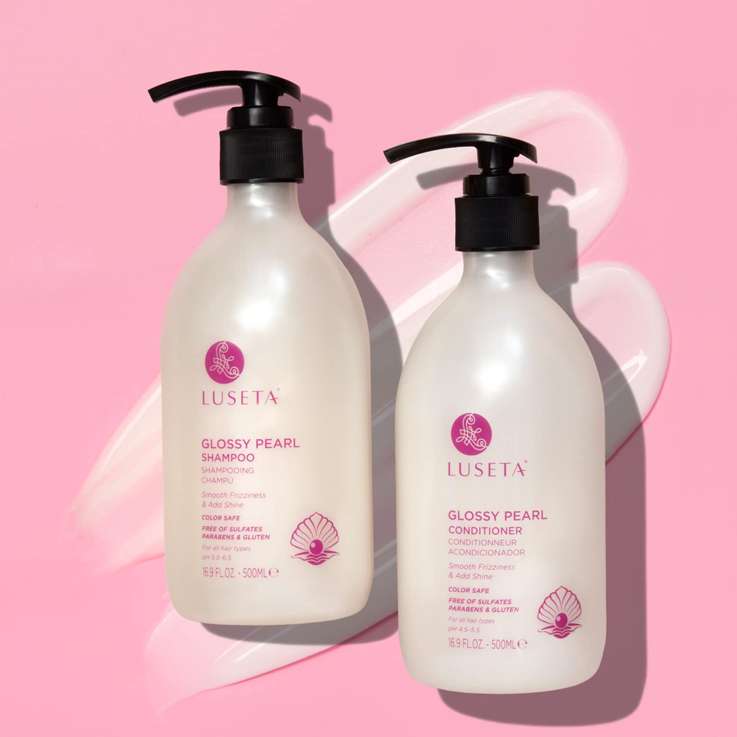 Foto 6 pulgar | Set De Champú Y Acondicionador Luseta Glossy Pearl 500 Ml - Venta Internacional.