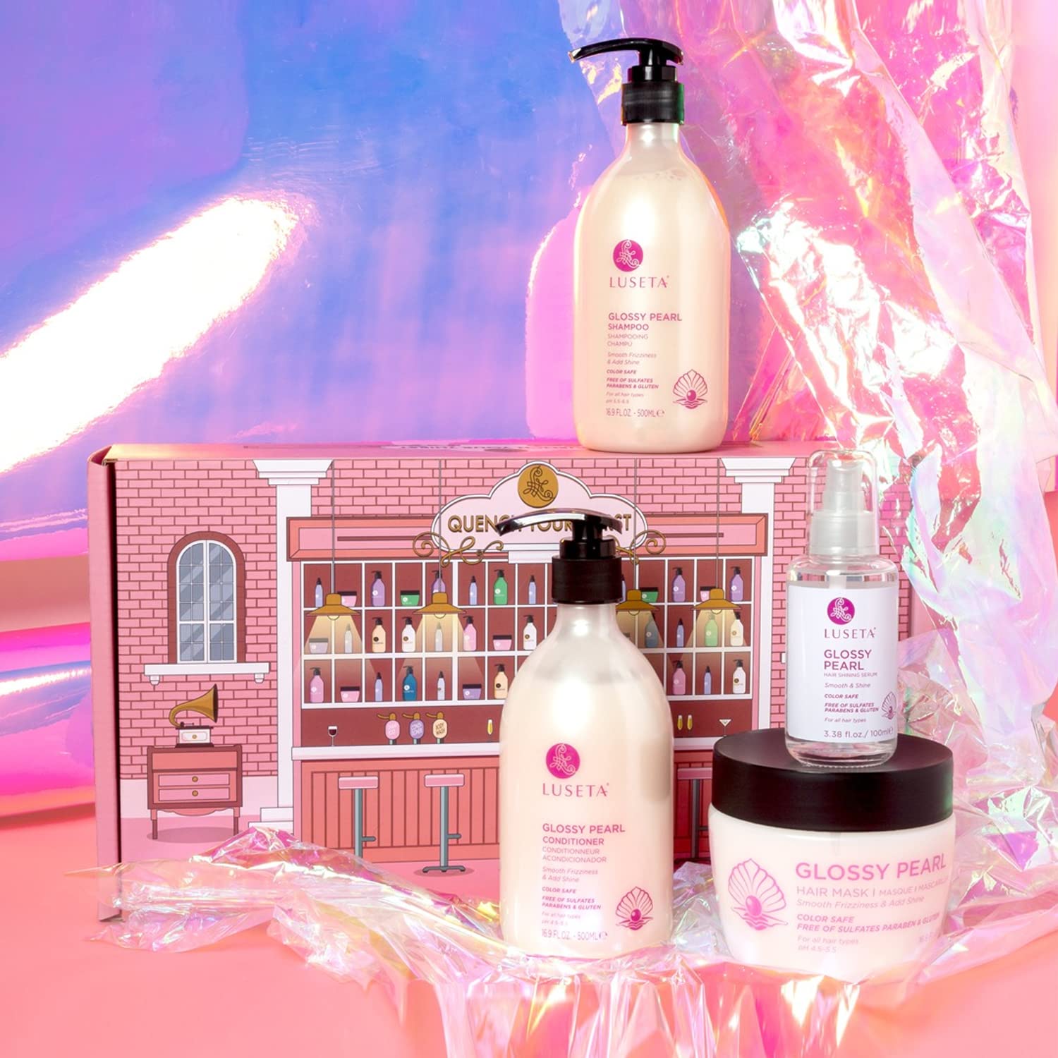 Foto 7 pulgar | Set De Champú Y Acondicionador Luseta Glossy Pearl 500 Ml - Venta Internacional.