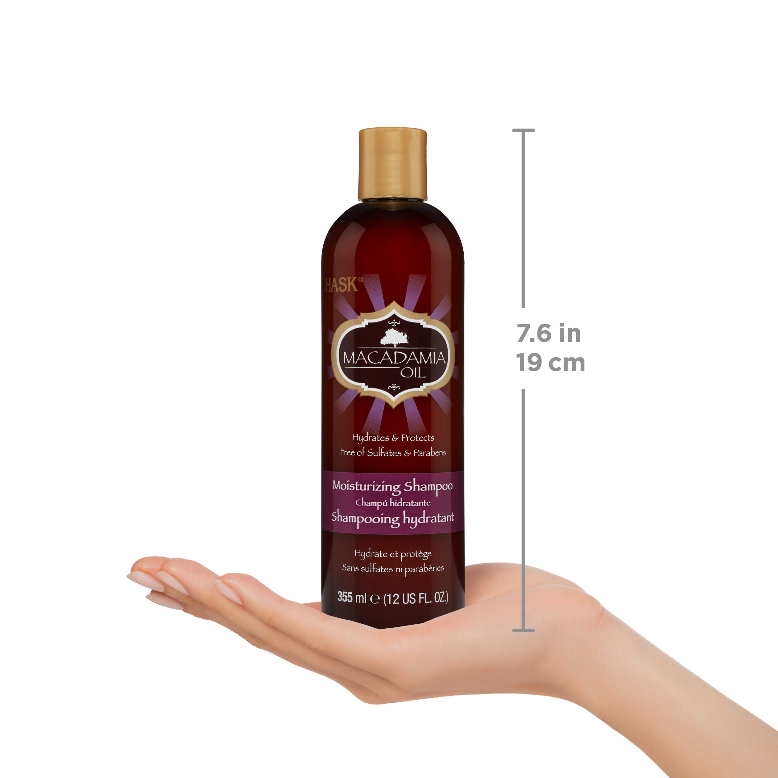 Foto 5 pulgar | Set De Champú Y Acondicionador Hask Macadamia Oil Hidratante - Venta Internacional.