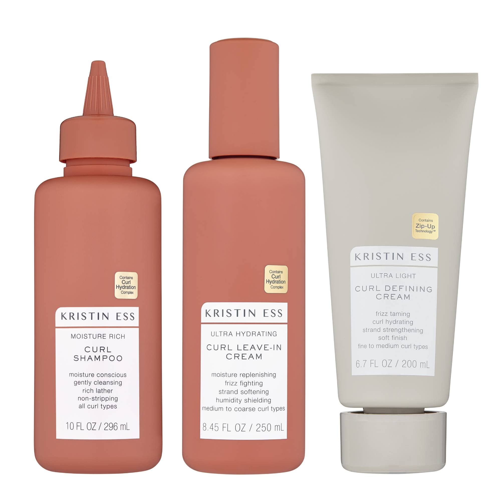 Set Para El Cuidado Del Cabello Kristin Ess Bouncy Curls, Champú Y Acondicionador - Venta Internacional.