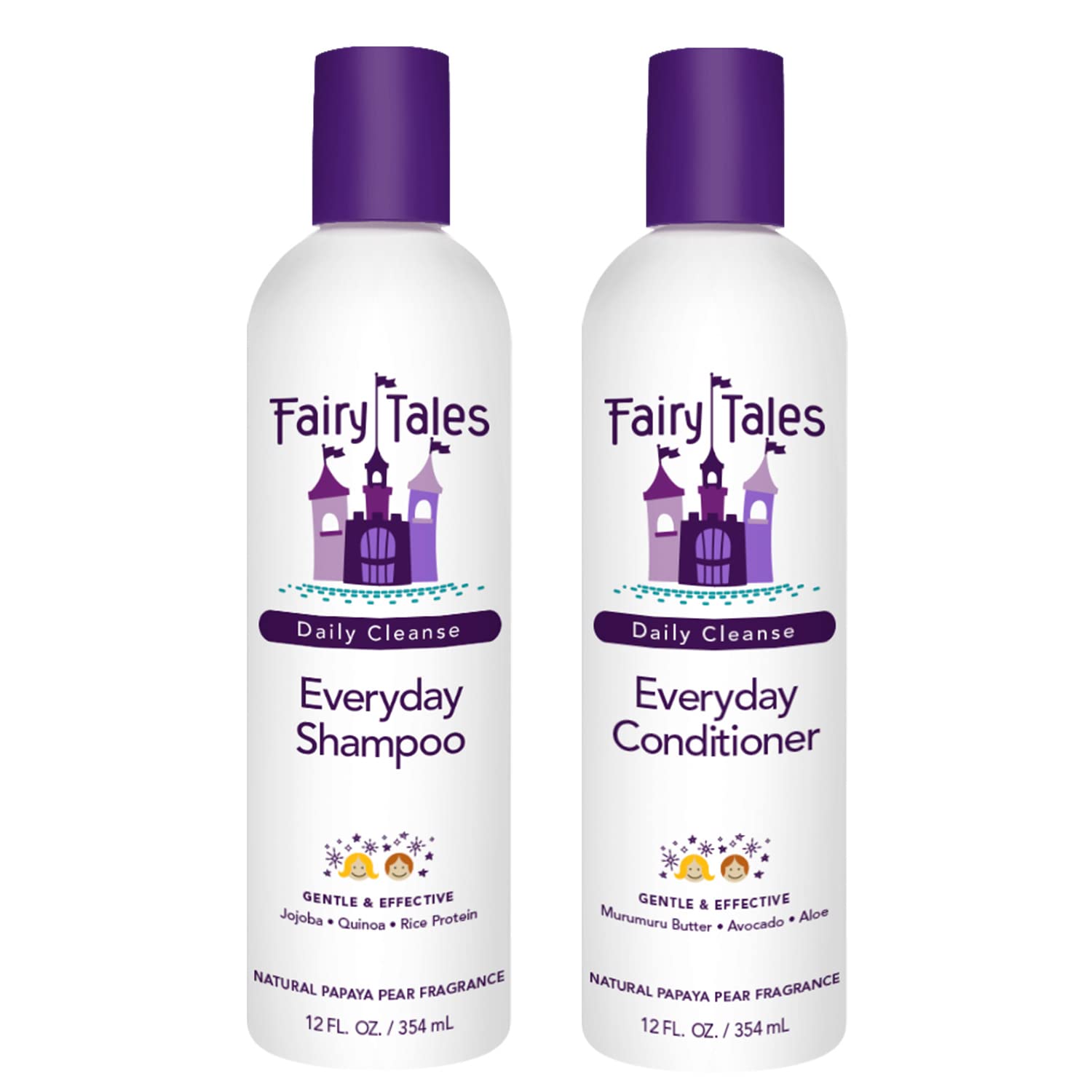 Set De Champú Y Acondicionador Fairy Tales Daily Cleanse Kids - Venta Internacional.
