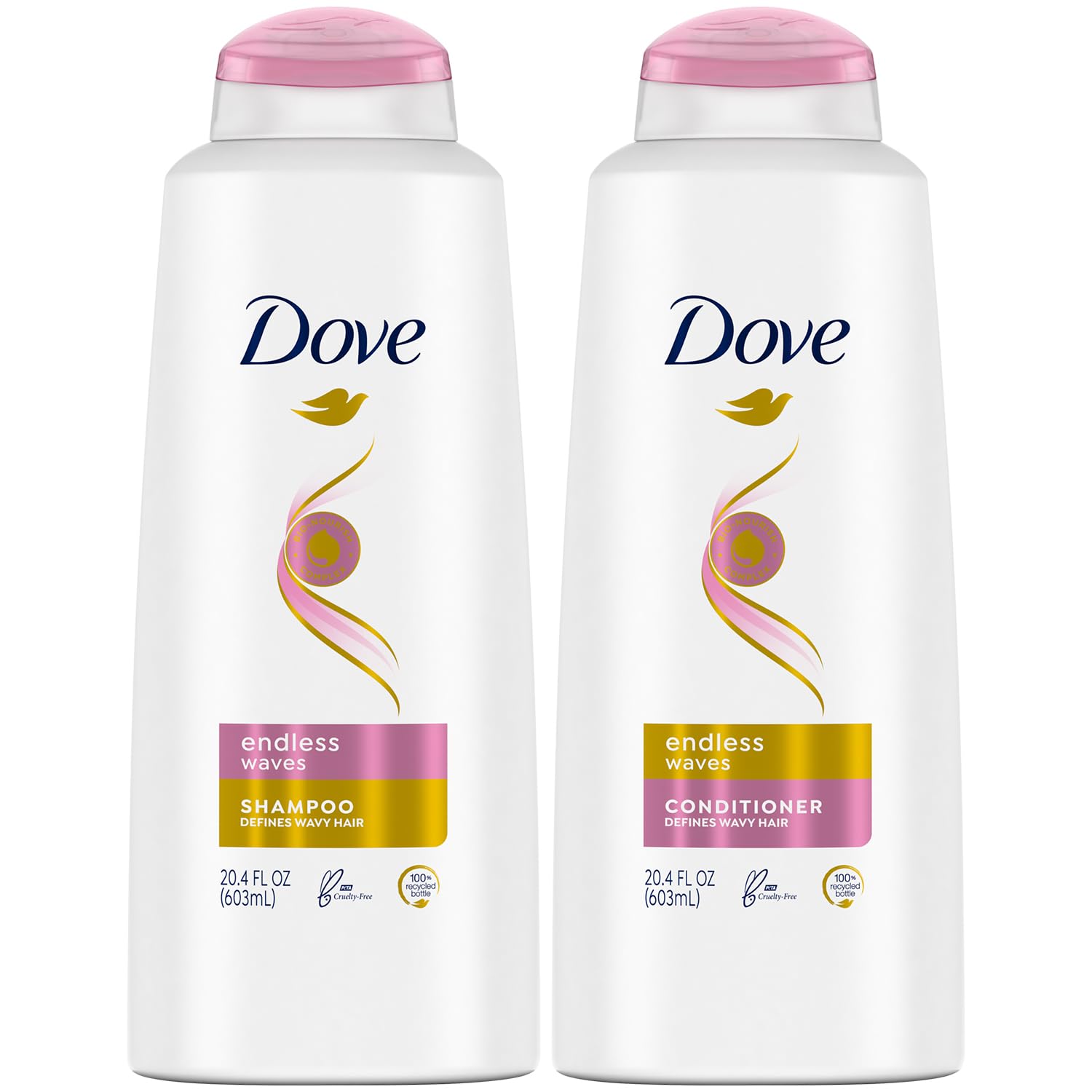 Set De Champú Y Acondicionador Dove Endless Waves Curly Hair - Venta Internacional.